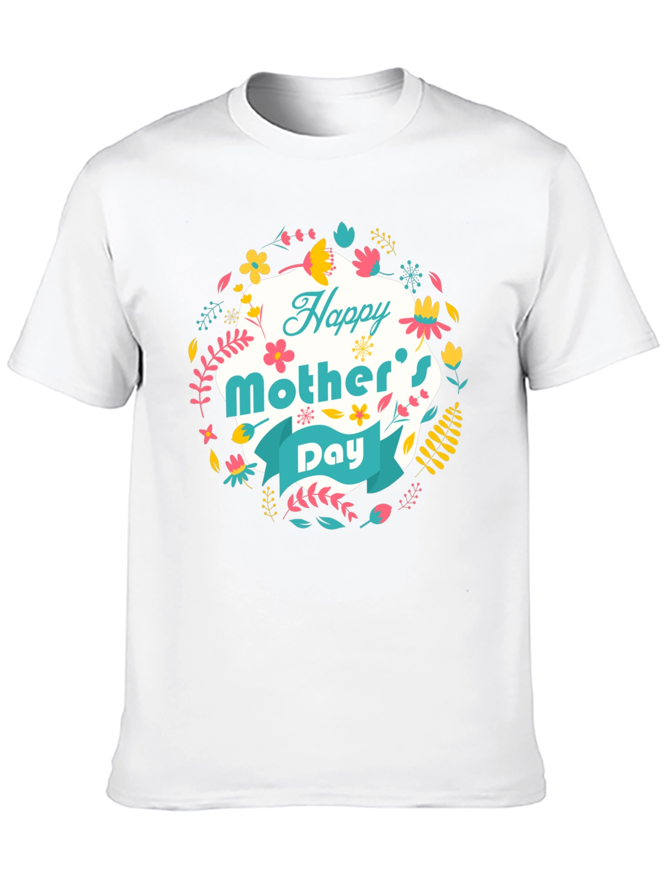 Happy Mothers Day Floral T-Shirt