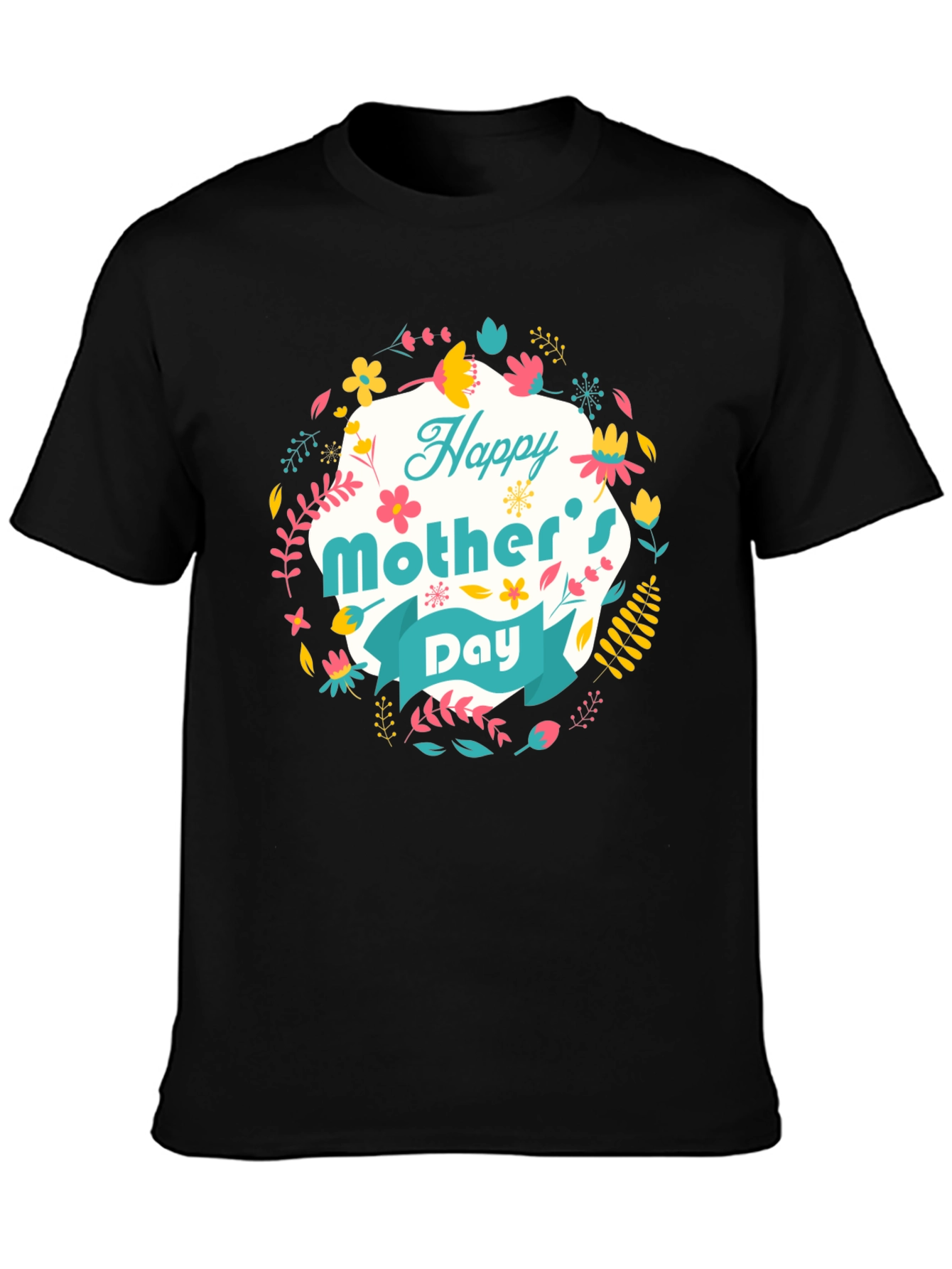 Happy Mothers Day Floral T-Shirt