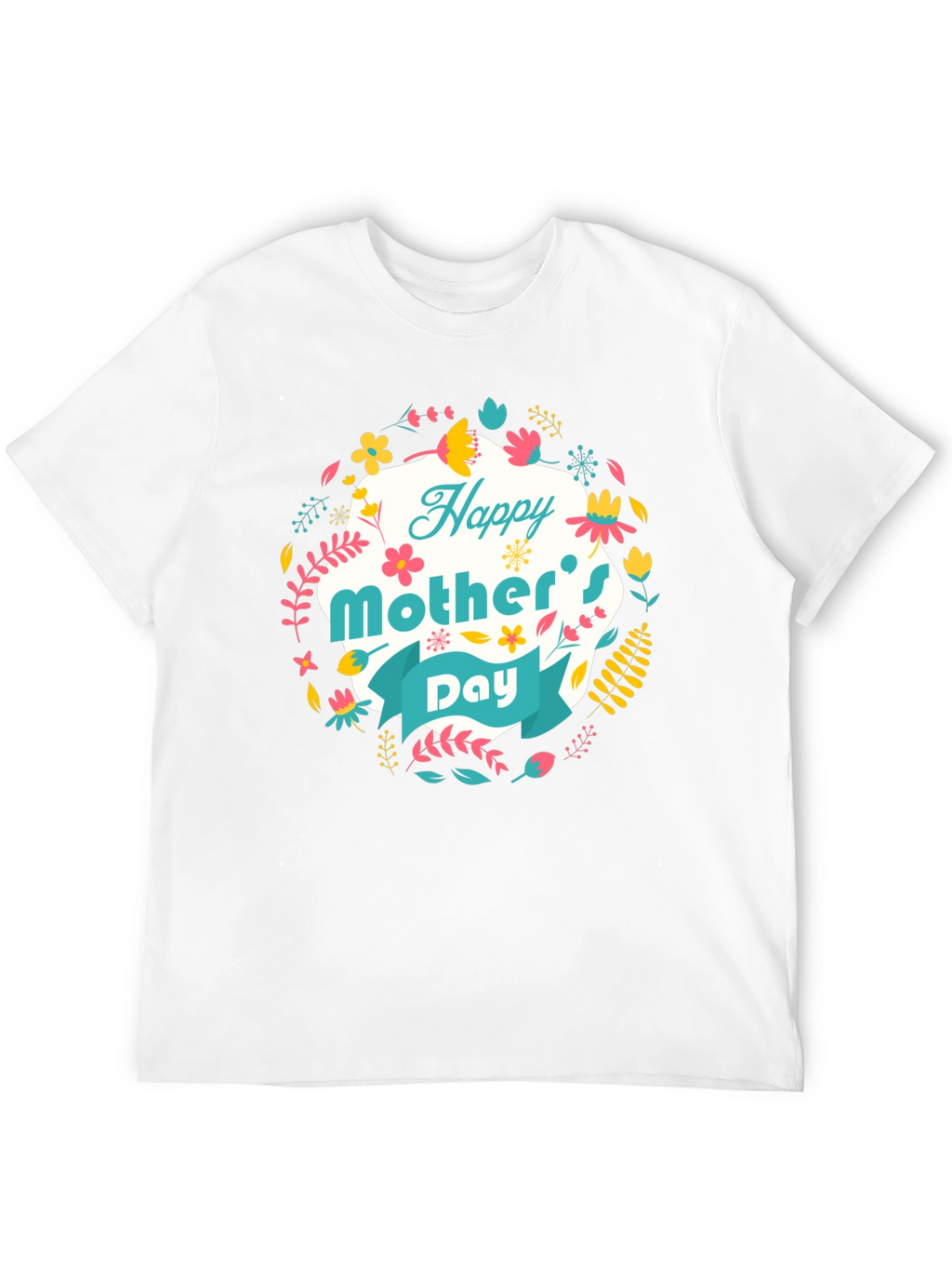 Happy Mothers Day Floral T-Shirt