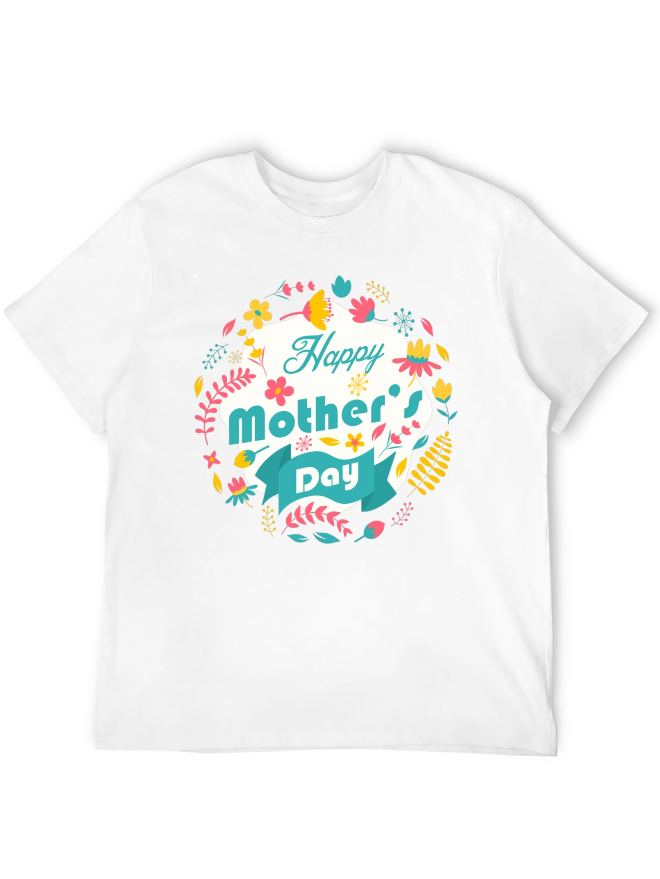 Happy Mothers Day Floral T-Shirt