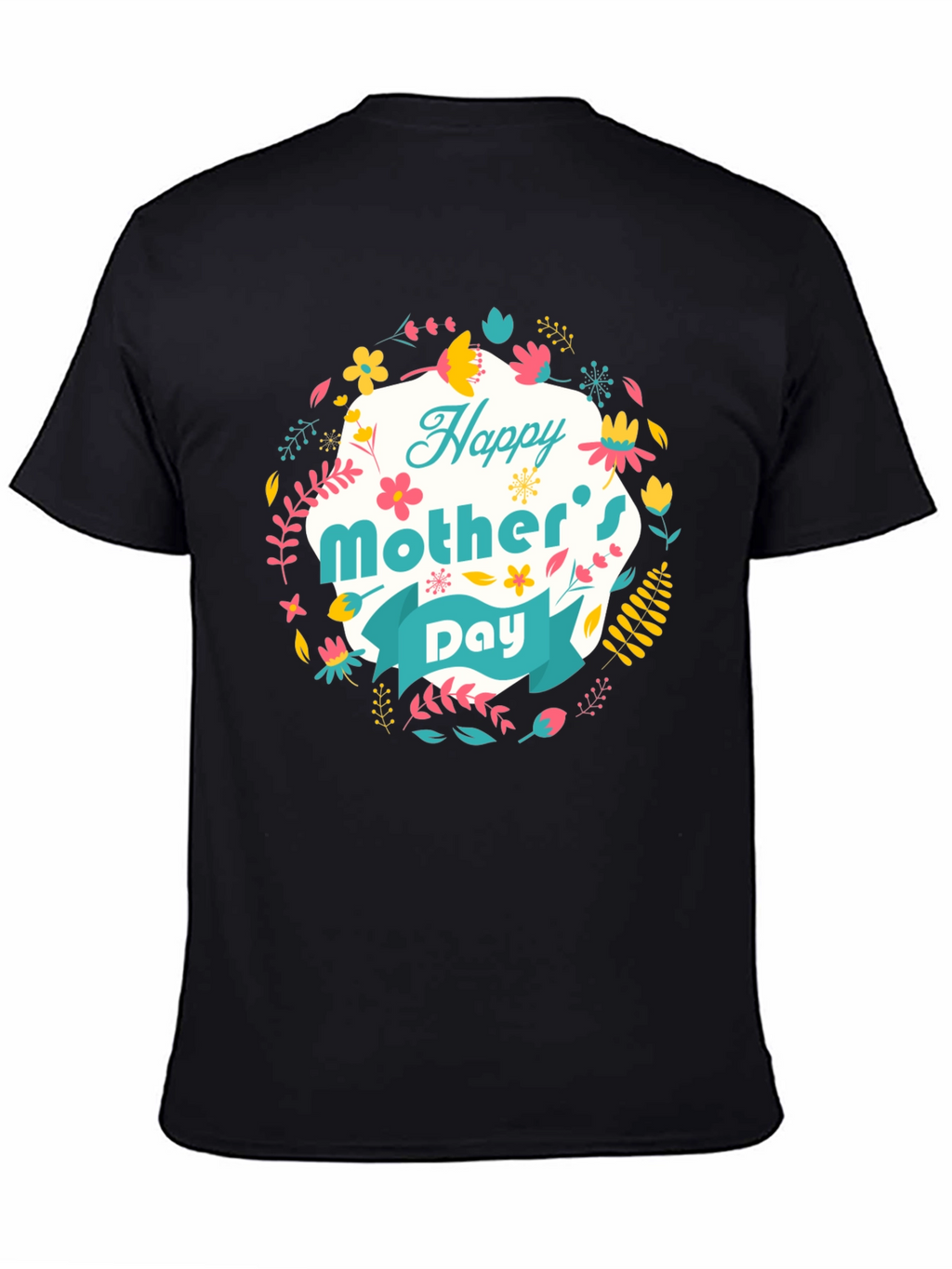 Happy Mothers Day Floral T-Shirt