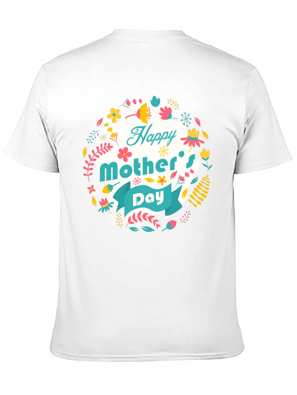 Happy Mothers Day Floral T-Shirt