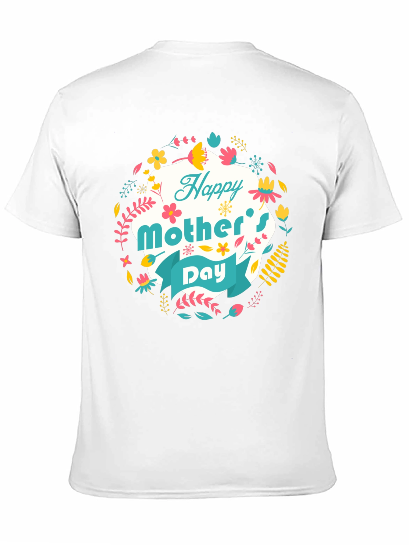 Happy Mothers Day Floral T-Shirt