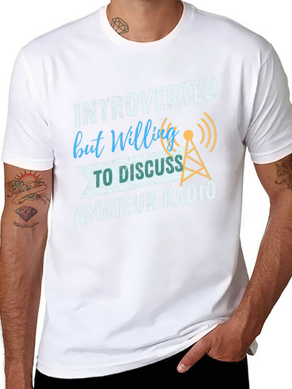 Introverted Amateur Radio T-Shirt