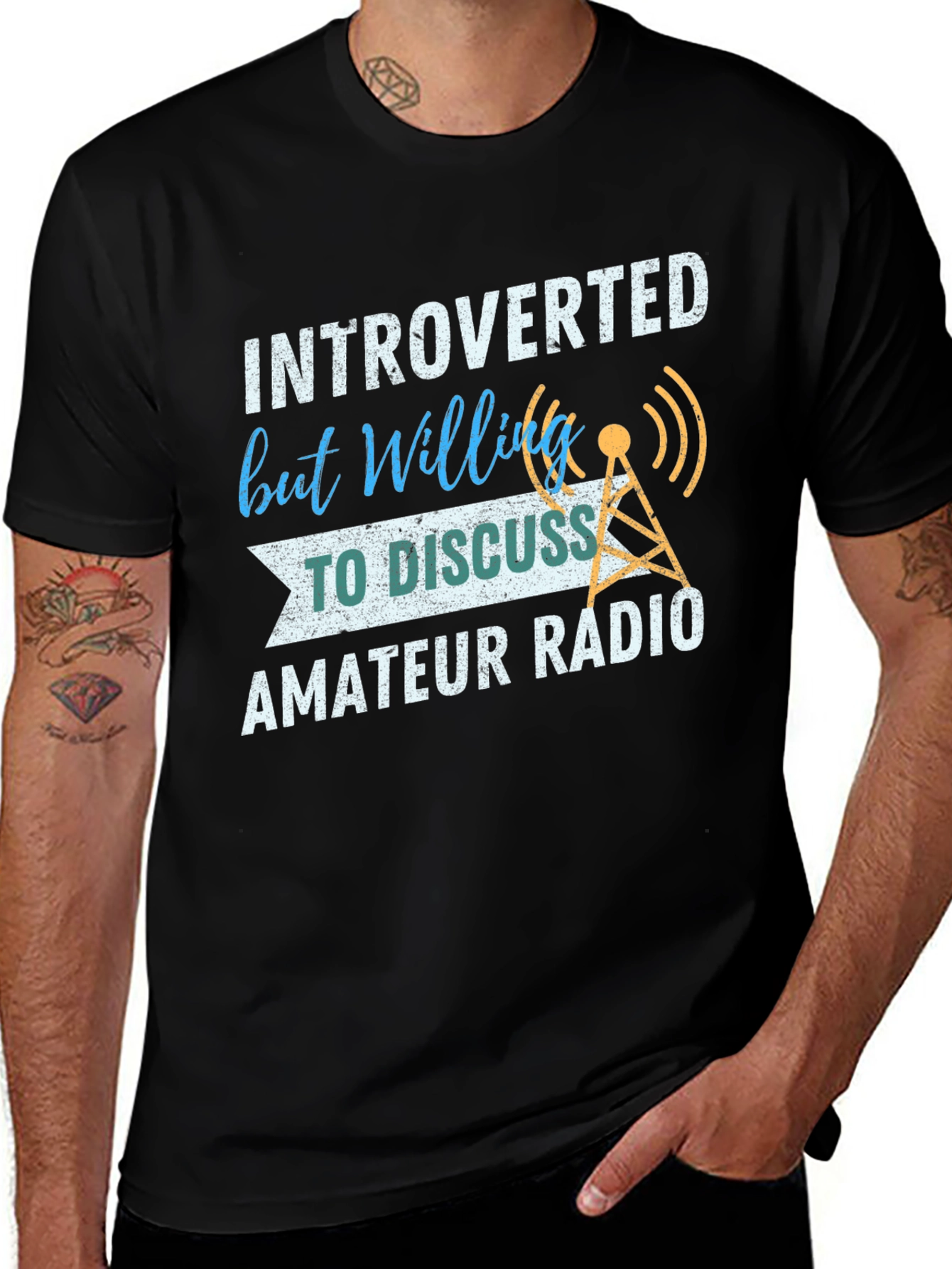Introverted Amateur Radio T-Shirt