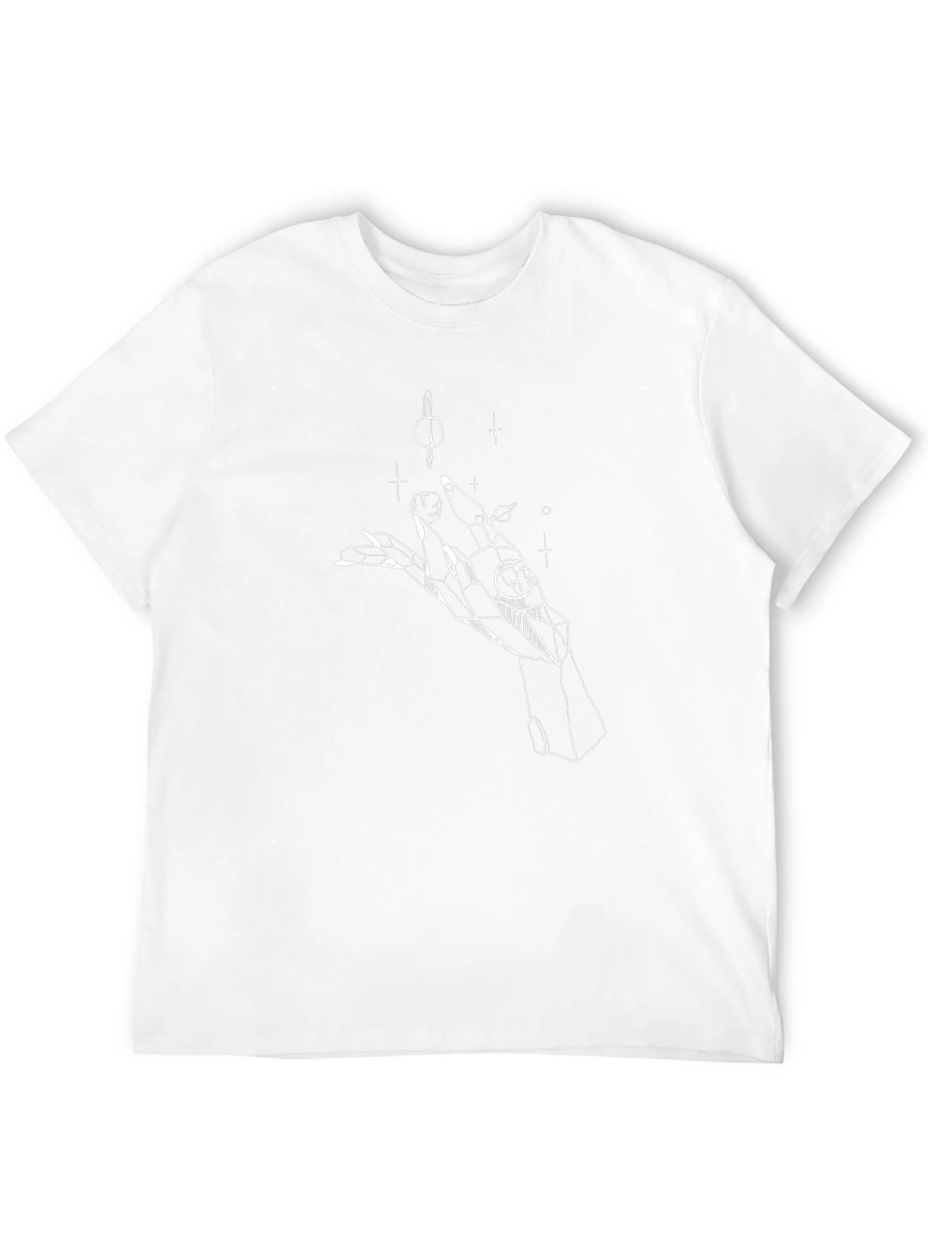Cosmic Hand Graphic Tee - Black