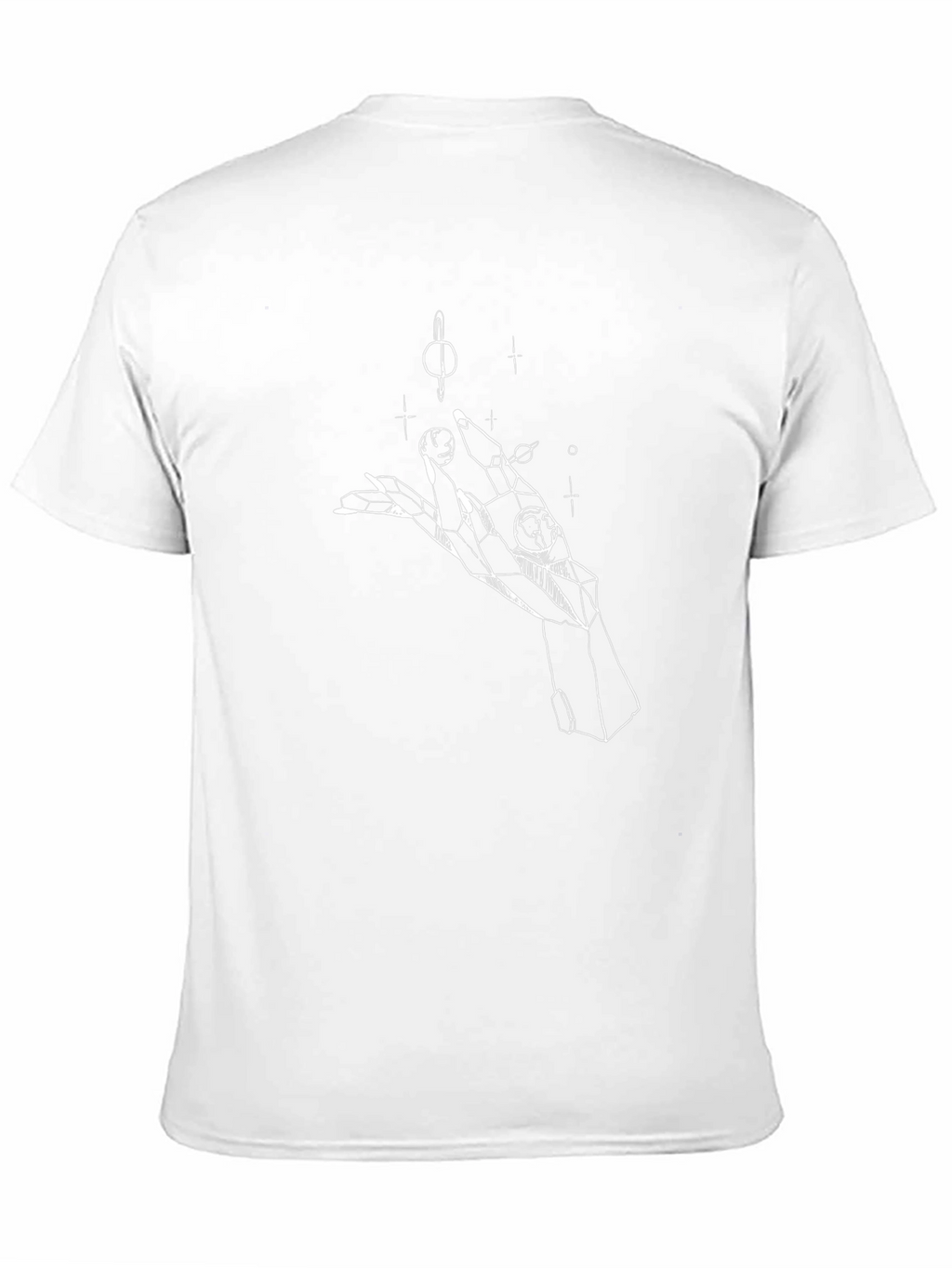 Cosmic Hand Graphic Tee - Black