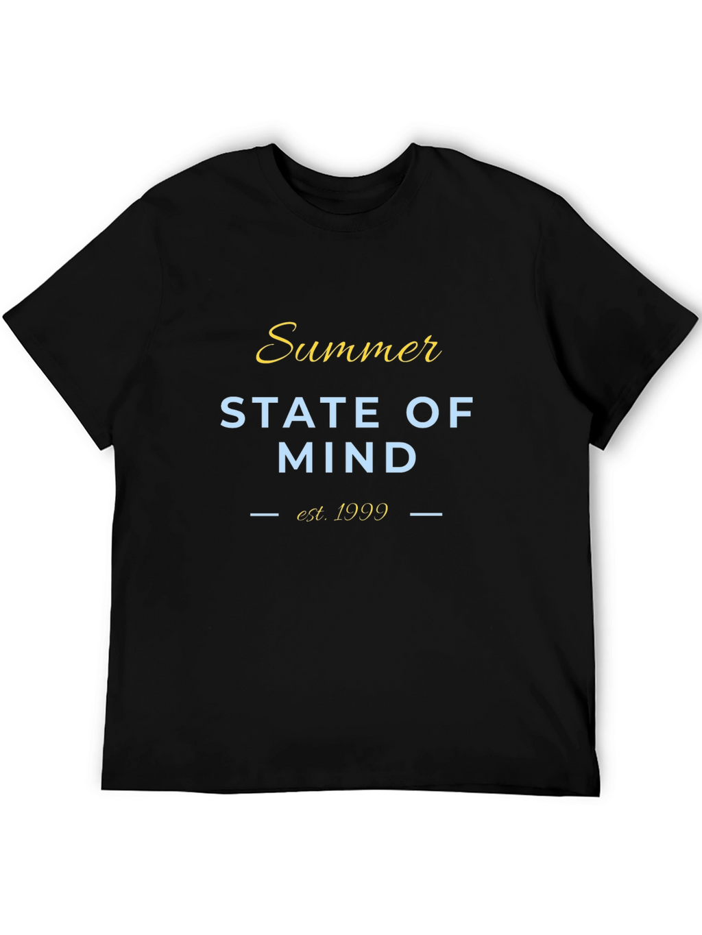 Summer State of Mind Black T-Shirt