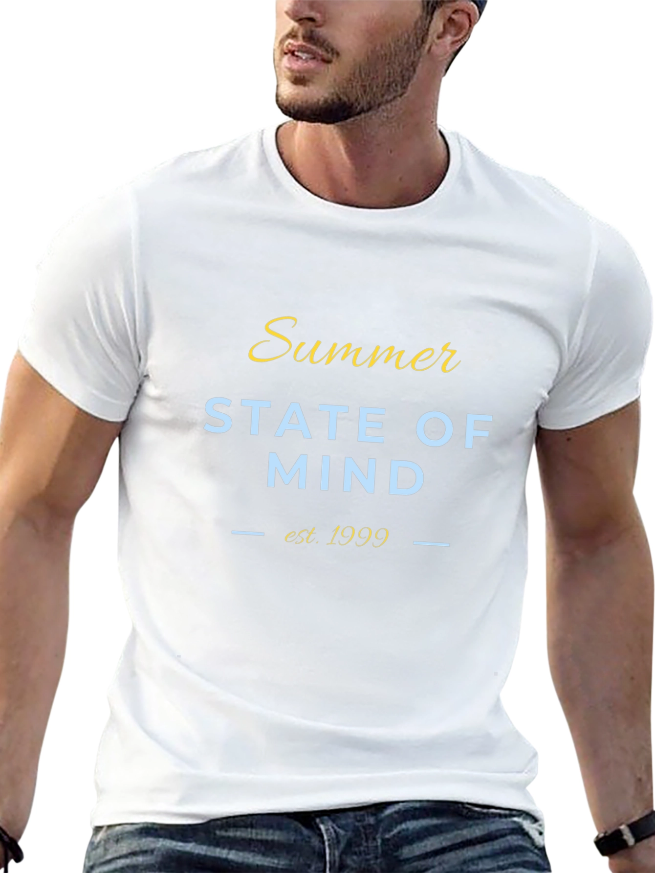 Summer State of Mind Black T-Shirt
