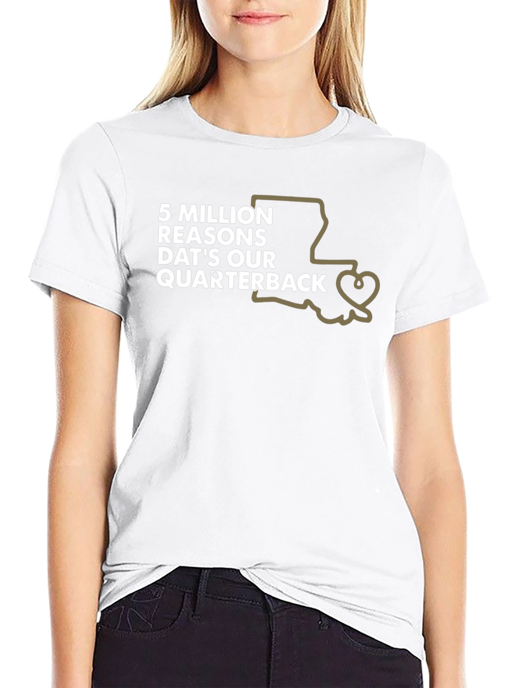 Louisiana Football Fan T-Shirt - Our Quarterback
