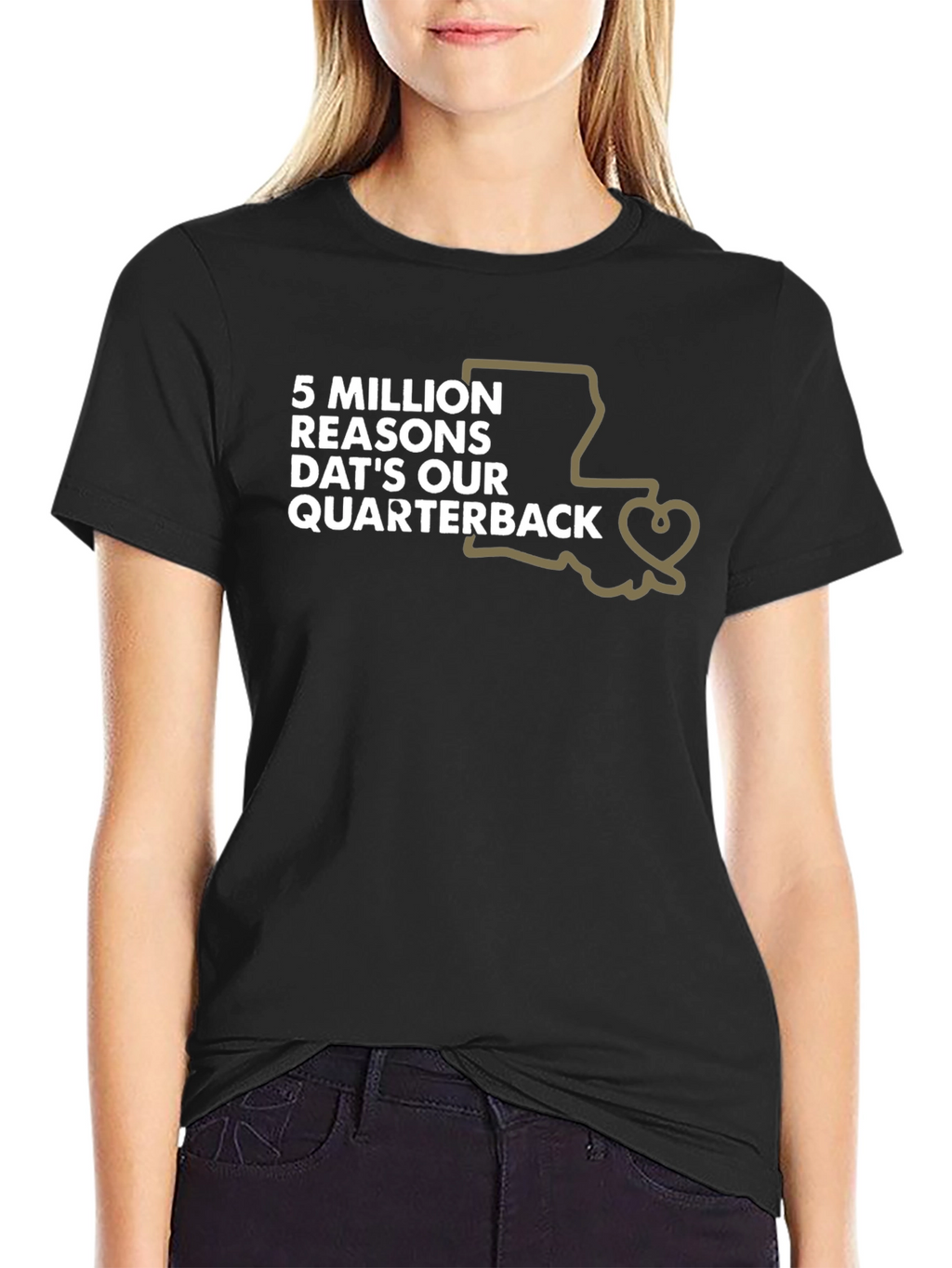 Louisiana Football Fan T-Shirt - Our Quarterback