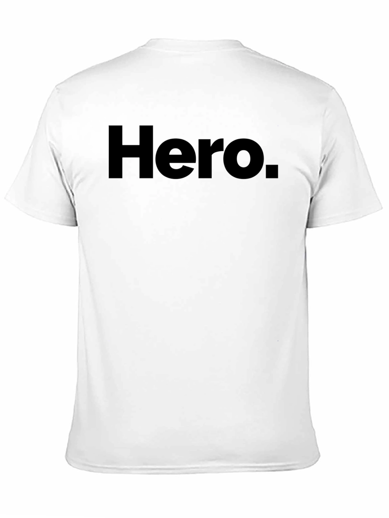 Hero Graphic Print Black T-Shirt