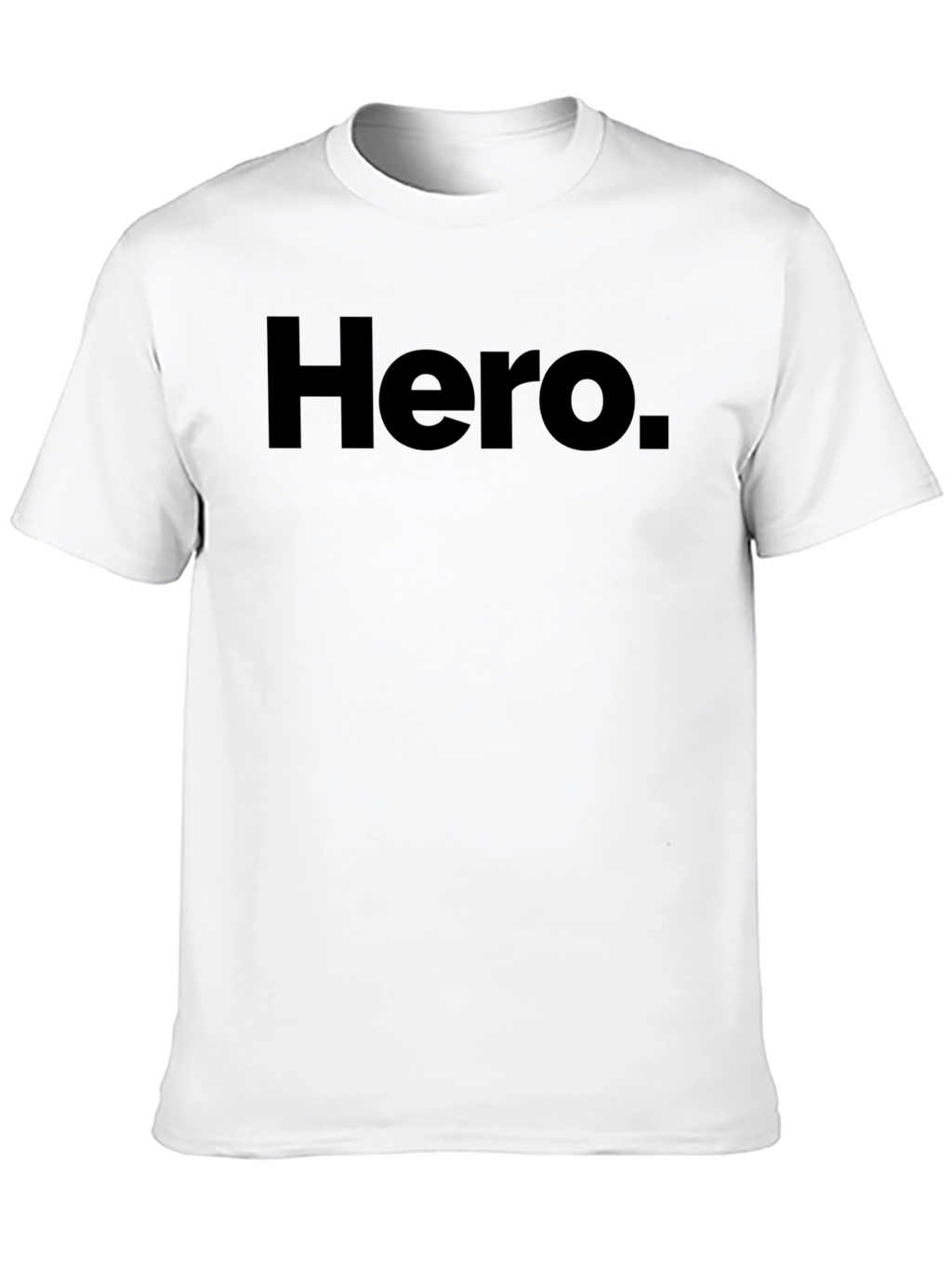Hero Graphic Print Black T-Shirt