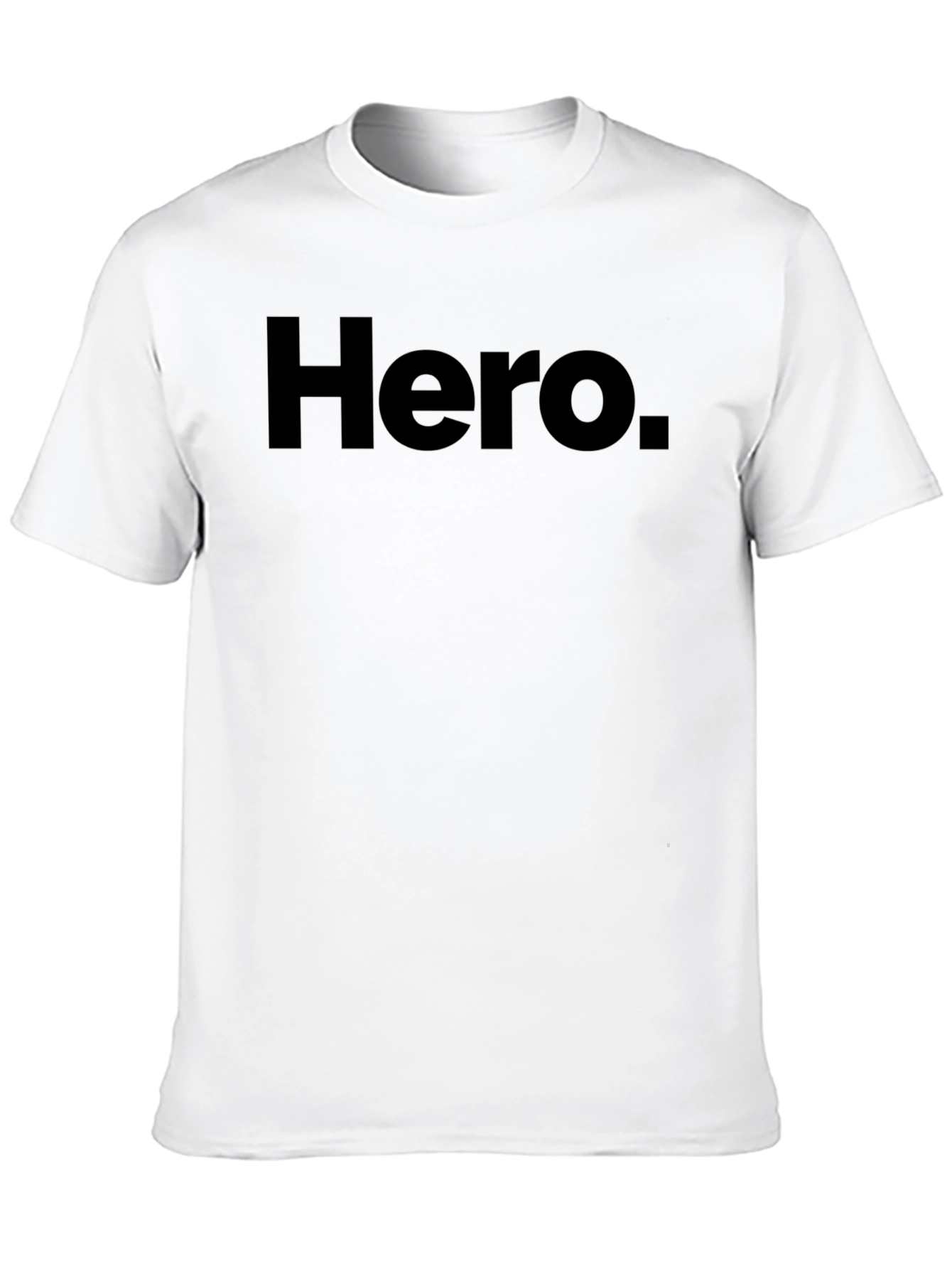 Hero Graphic Print Black T-Shirt