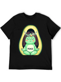 Avocado Yoga Peace Graphic T-Shirt - Unisex
