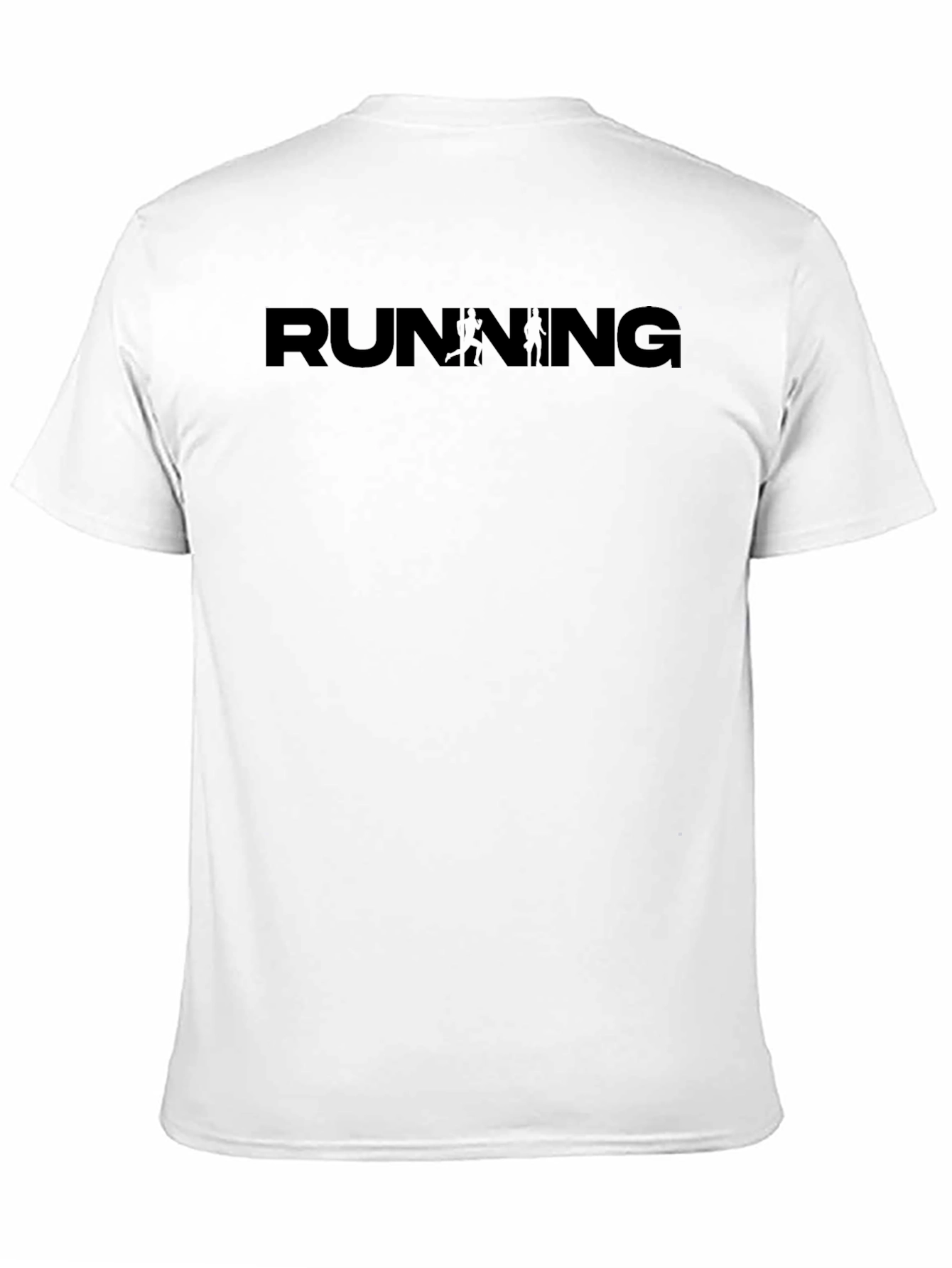 Running Graphic Tee - Unisex Black T-Shirt