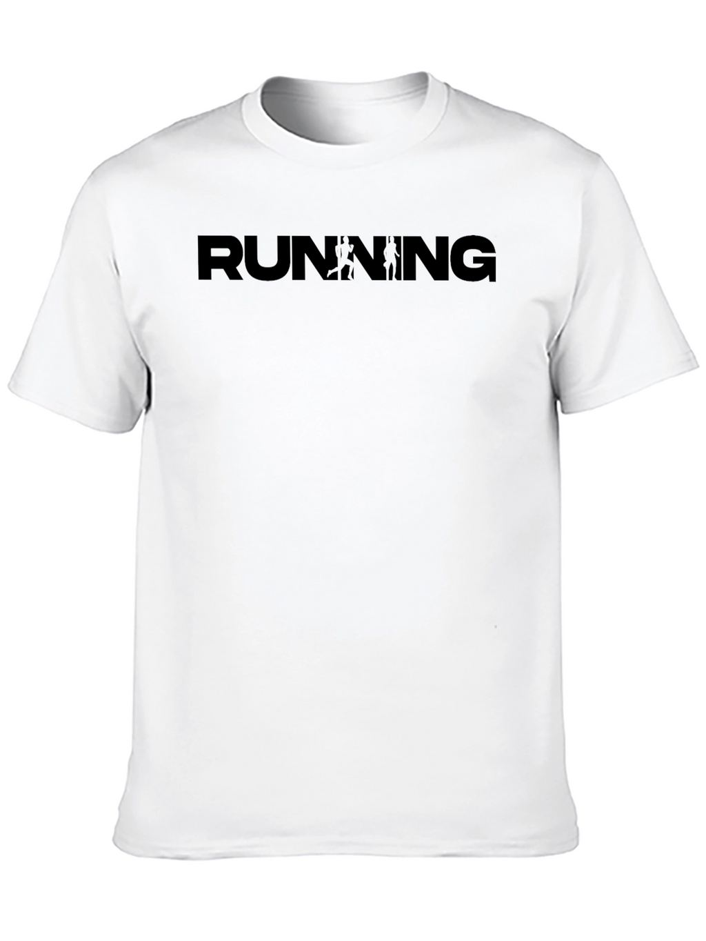 Running Graphic Tee - Unisex Black T-Shirt