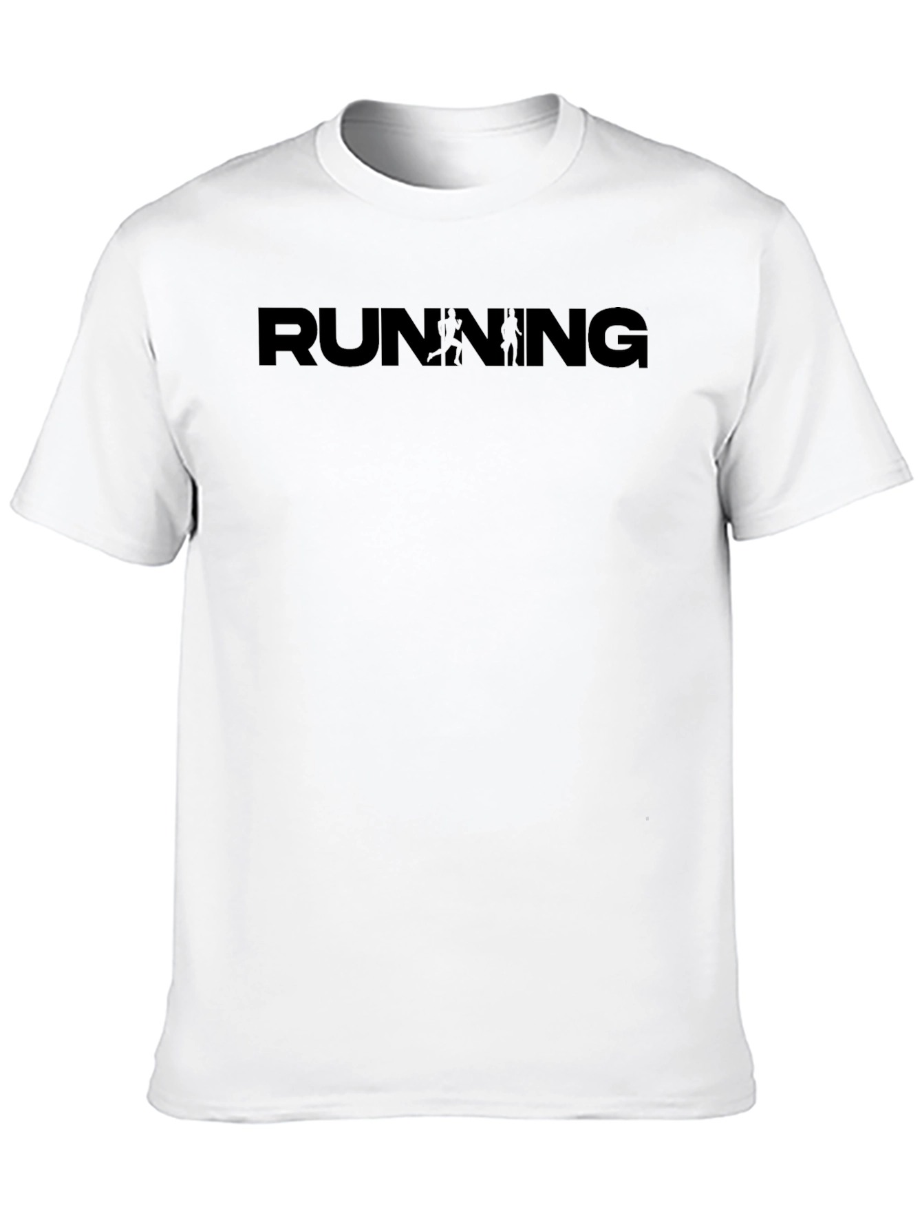 Running Graphic Tee - Unisex Black T-Shirt