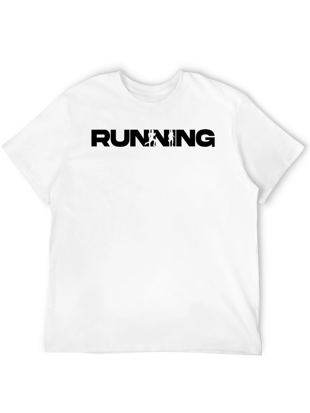 Running Graphic Tee - Unisex Black T-Shirt
