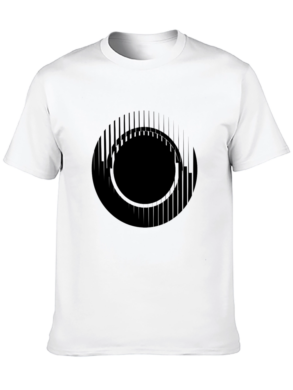 Abstract Circle Graphic Print T-Shirt