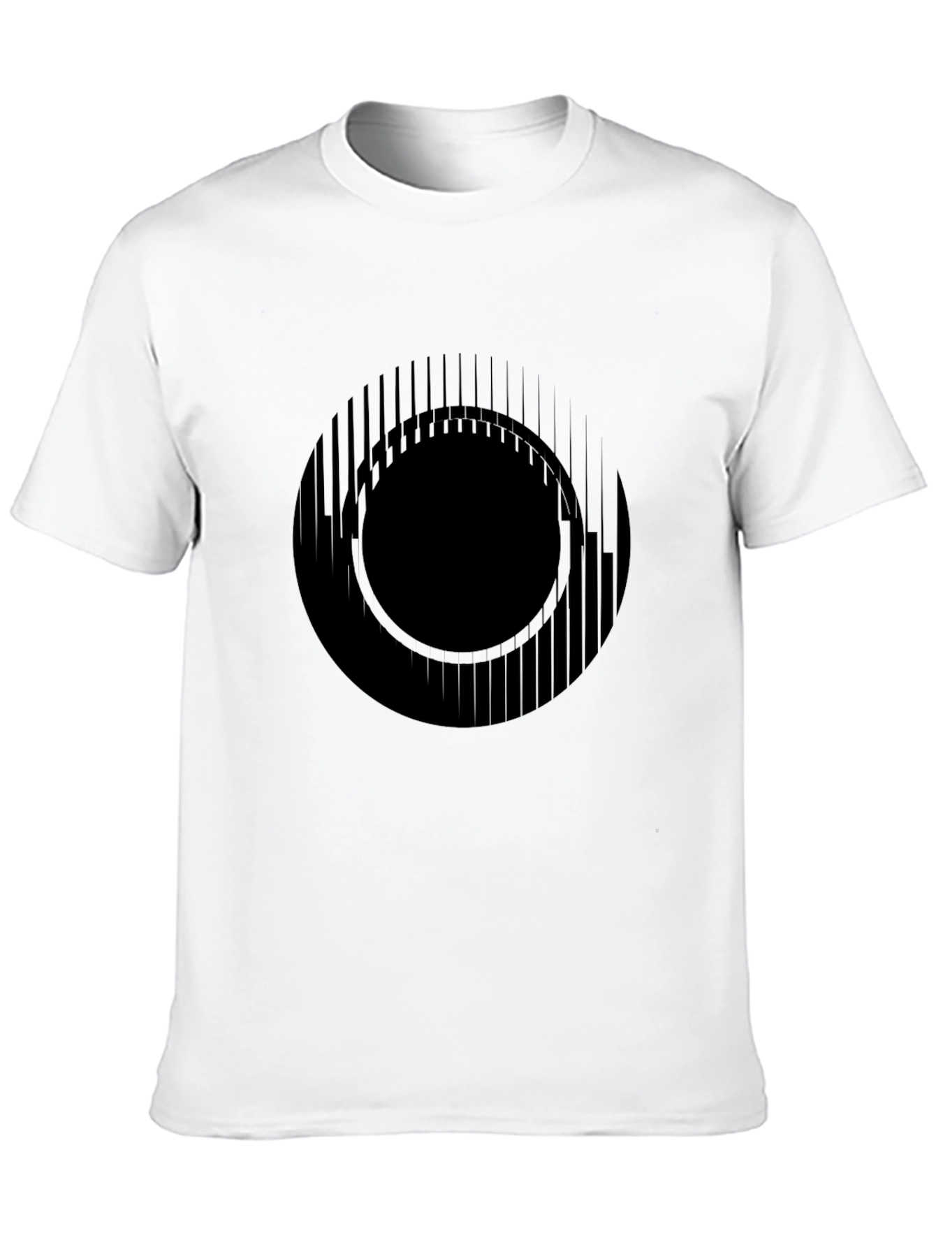 Abstract Circle Graphic Print T-Shirt