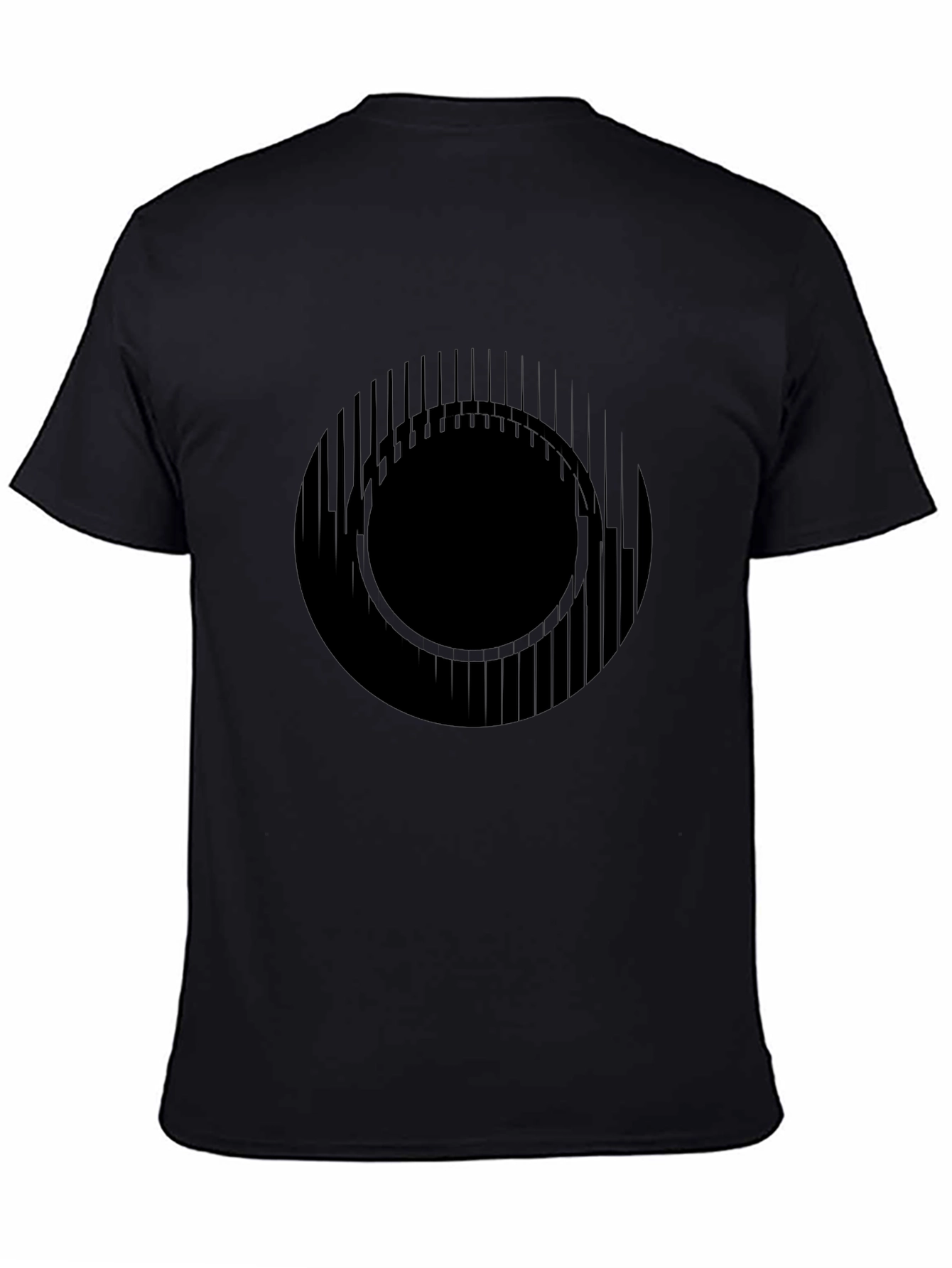 Abstract Circle Graphic Print T-Shirt