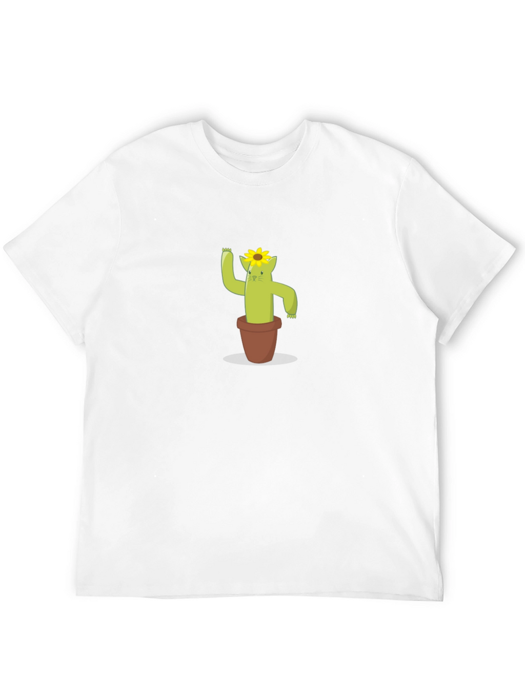 Cactus Cat Tee - Cute Graphic T-Shirt