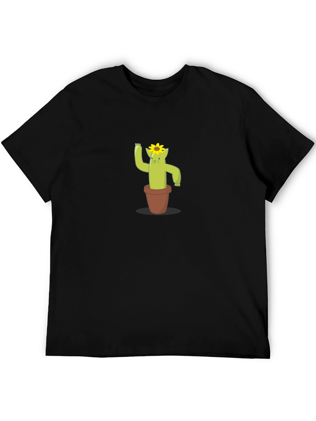 Cactus Cat Tee - Cute Graphic T-Shirt