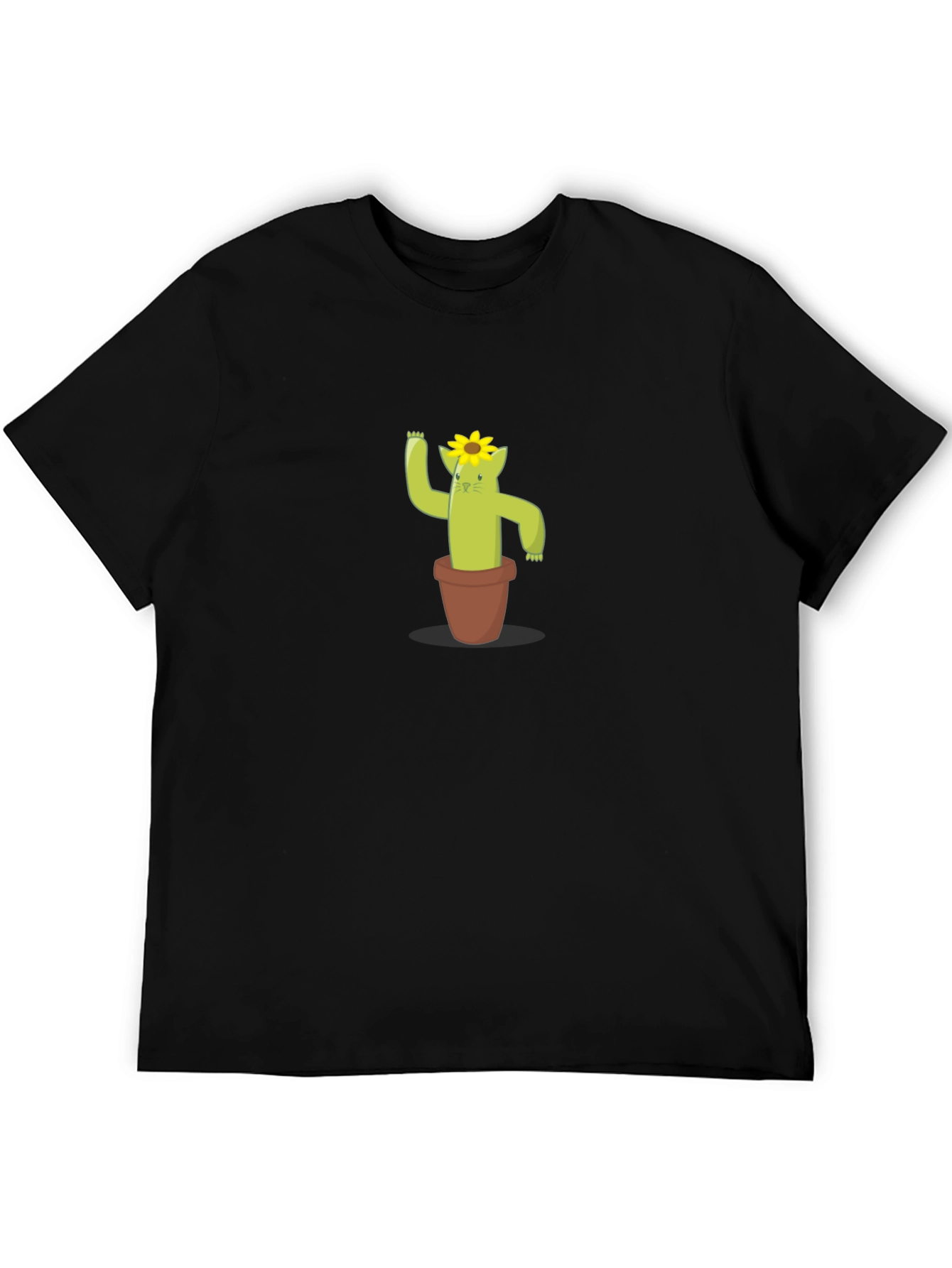 Cactus Cat Tee - Cute Graphic T-Shirt