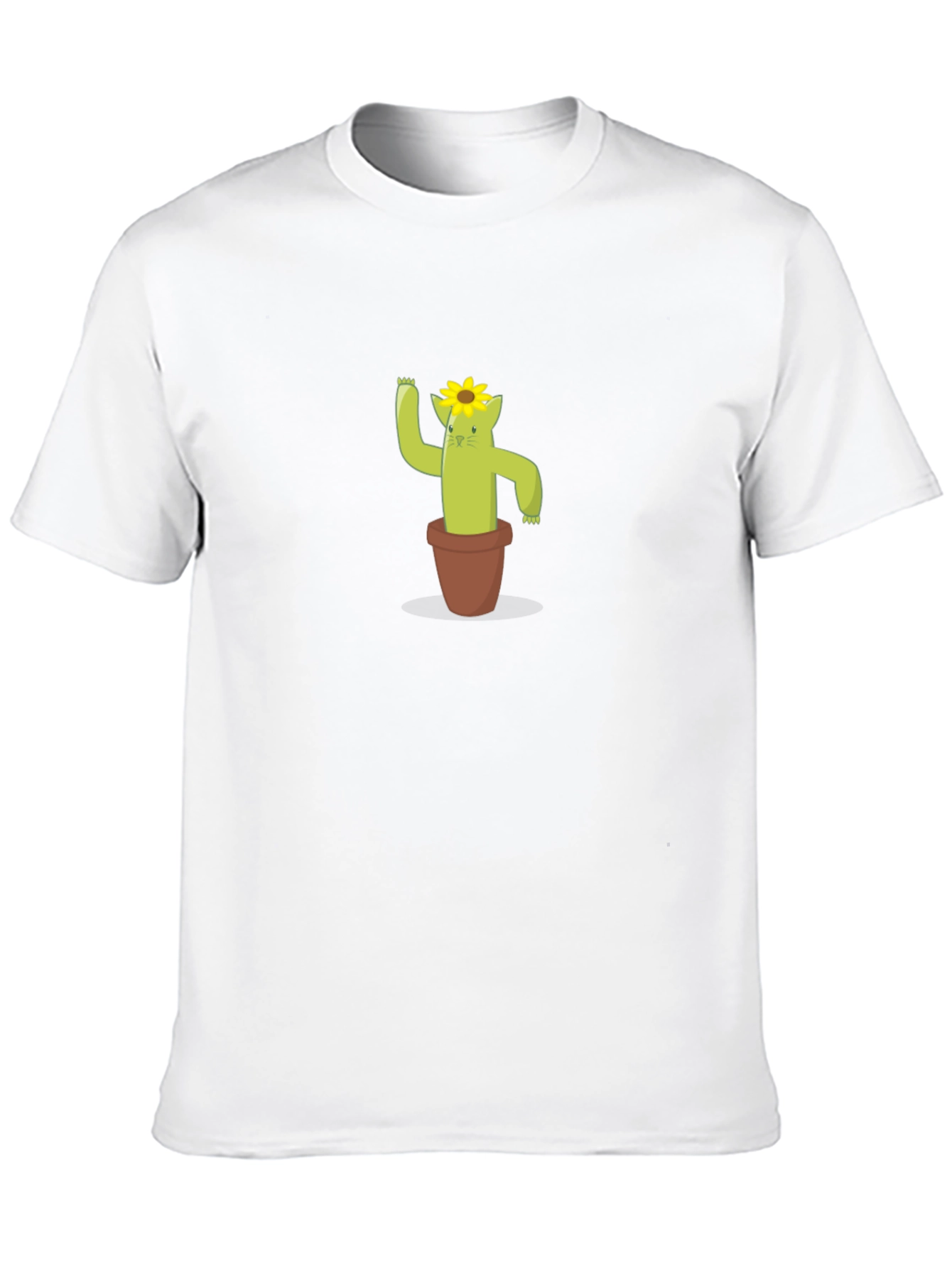 Cactus Cat Tee - Cute Graphic T-Shirt