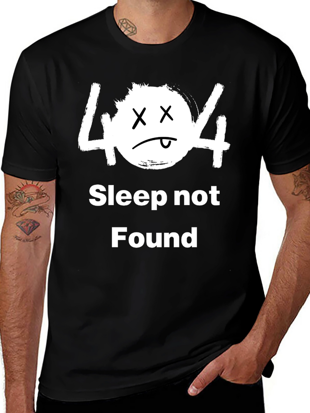 404 Sleep Not Found Graphic T-Shirt