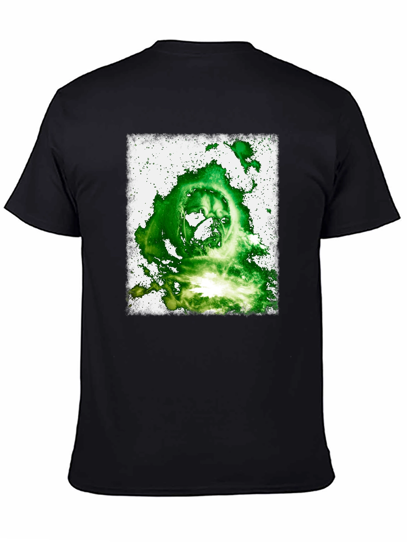 Green Ghoul Graphic Tee - Mens Black T-Shirt