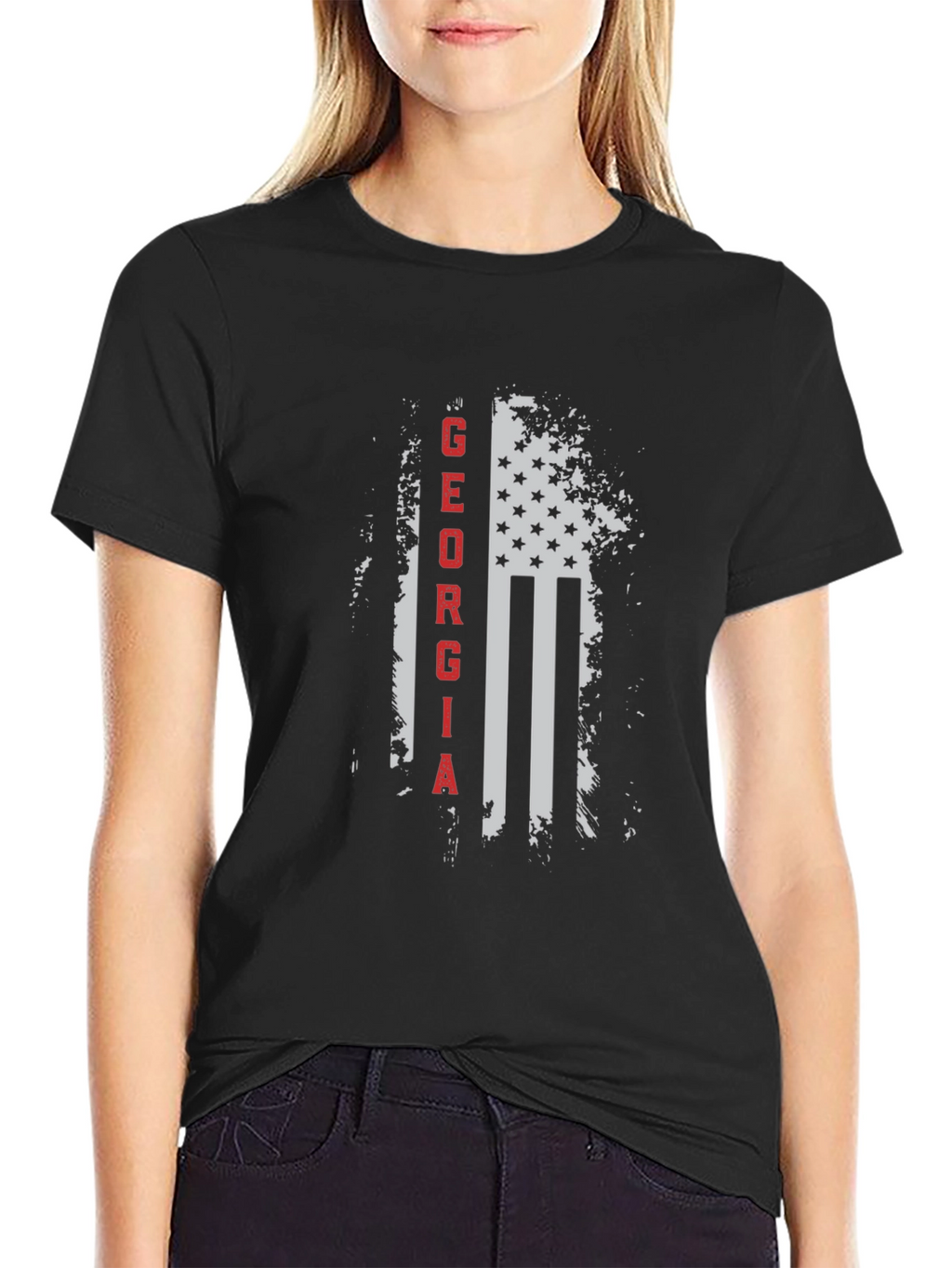 Georgia Flag Graphic T-Shirt