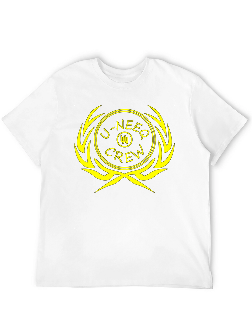 U-NEEQ Crew Black Graphic T-Shirt