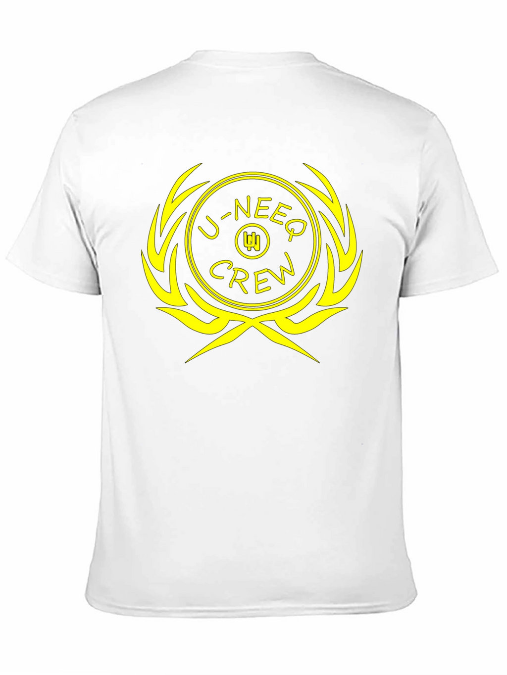 U-NEEQ Crew Black Graphic T-Shirt
