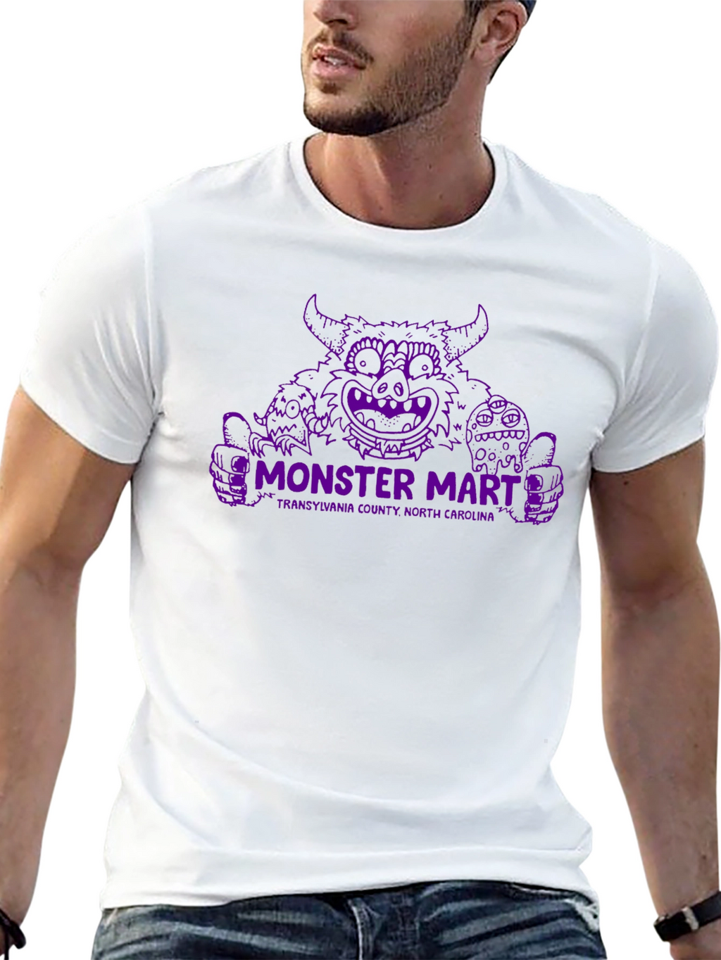 Monster Mart T-Shirt - Transylvania County NC
