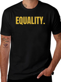 Equality Graphic Print T-Shirt - Mens Casual Tee