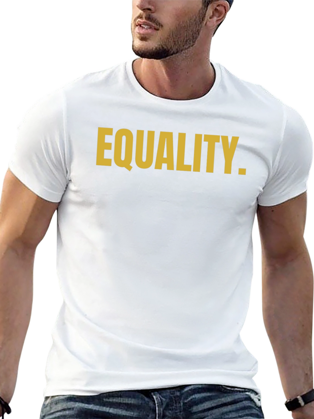 Equality Graphic Print T-Shirt - Mens Casual Tee