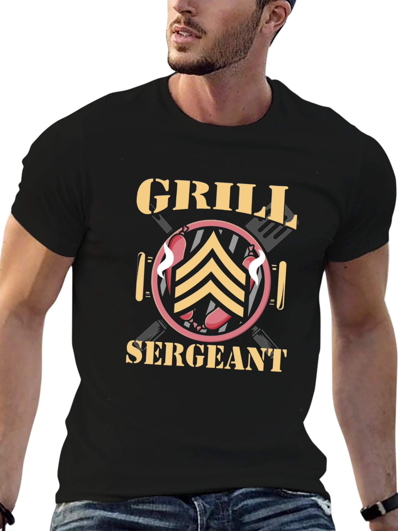 Grill Sergeant T-Shirt - BBQ Master Tee
