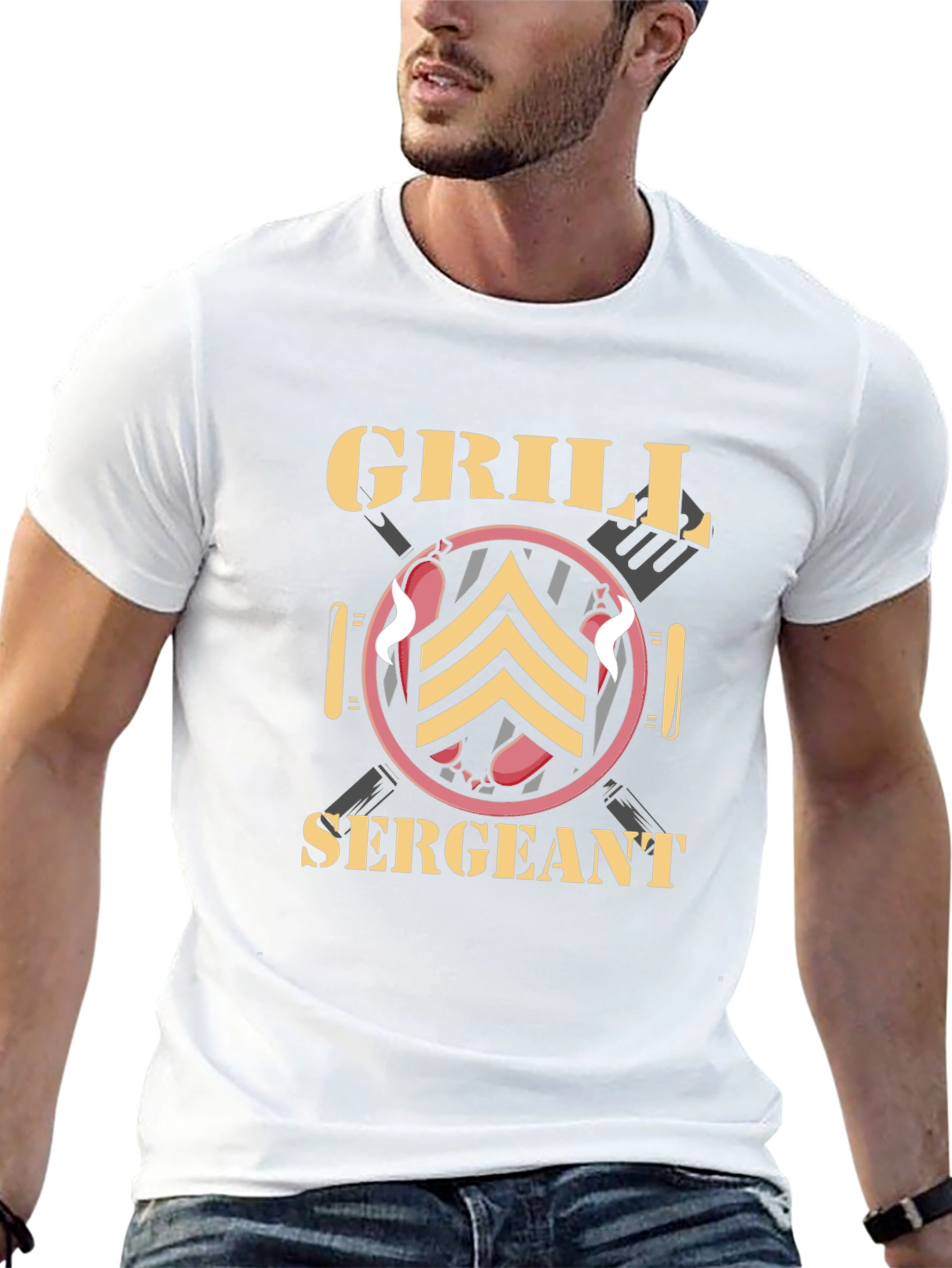 Grill Sergeant T-Shirt - BBQ Master Tee