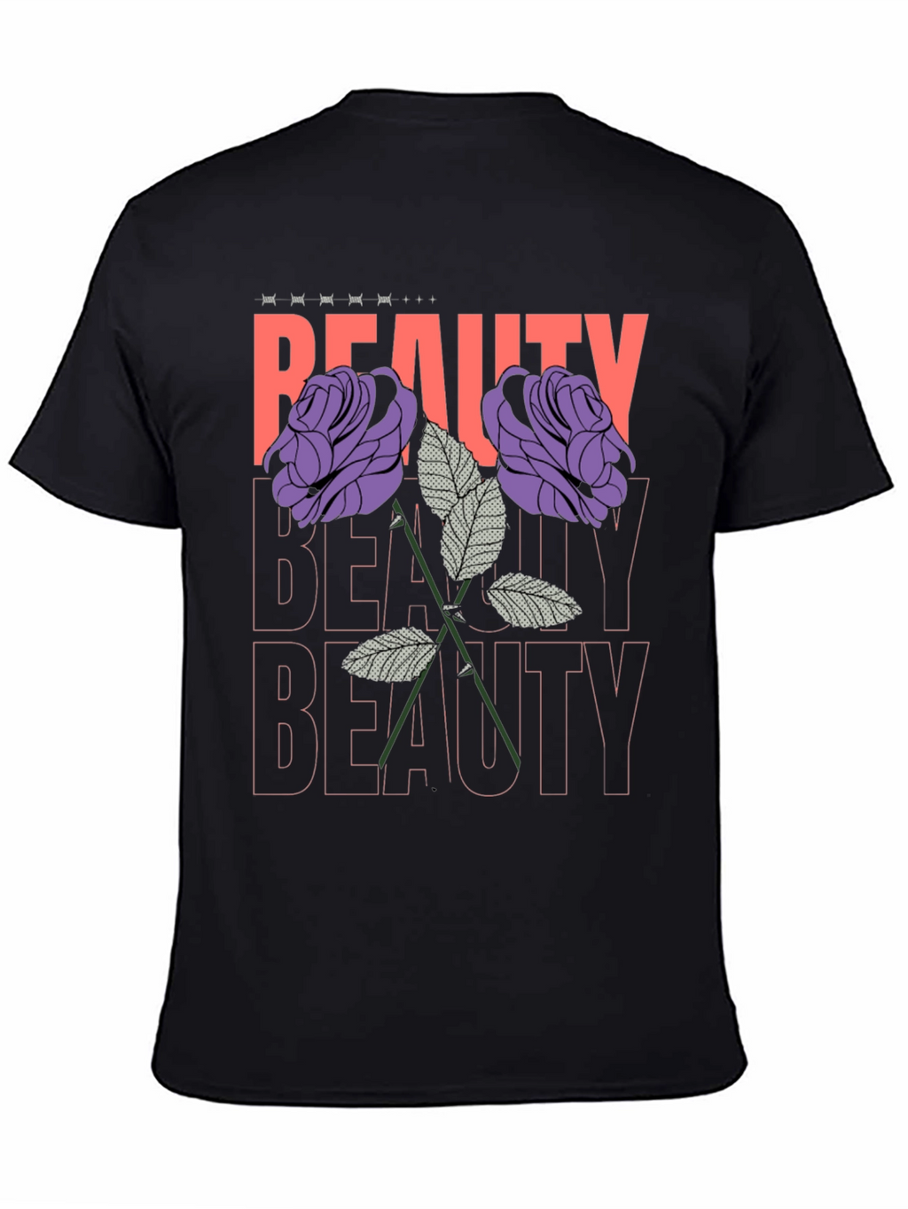 Beauty Roses Graphic T-Shirt - Stylish Floral Design
