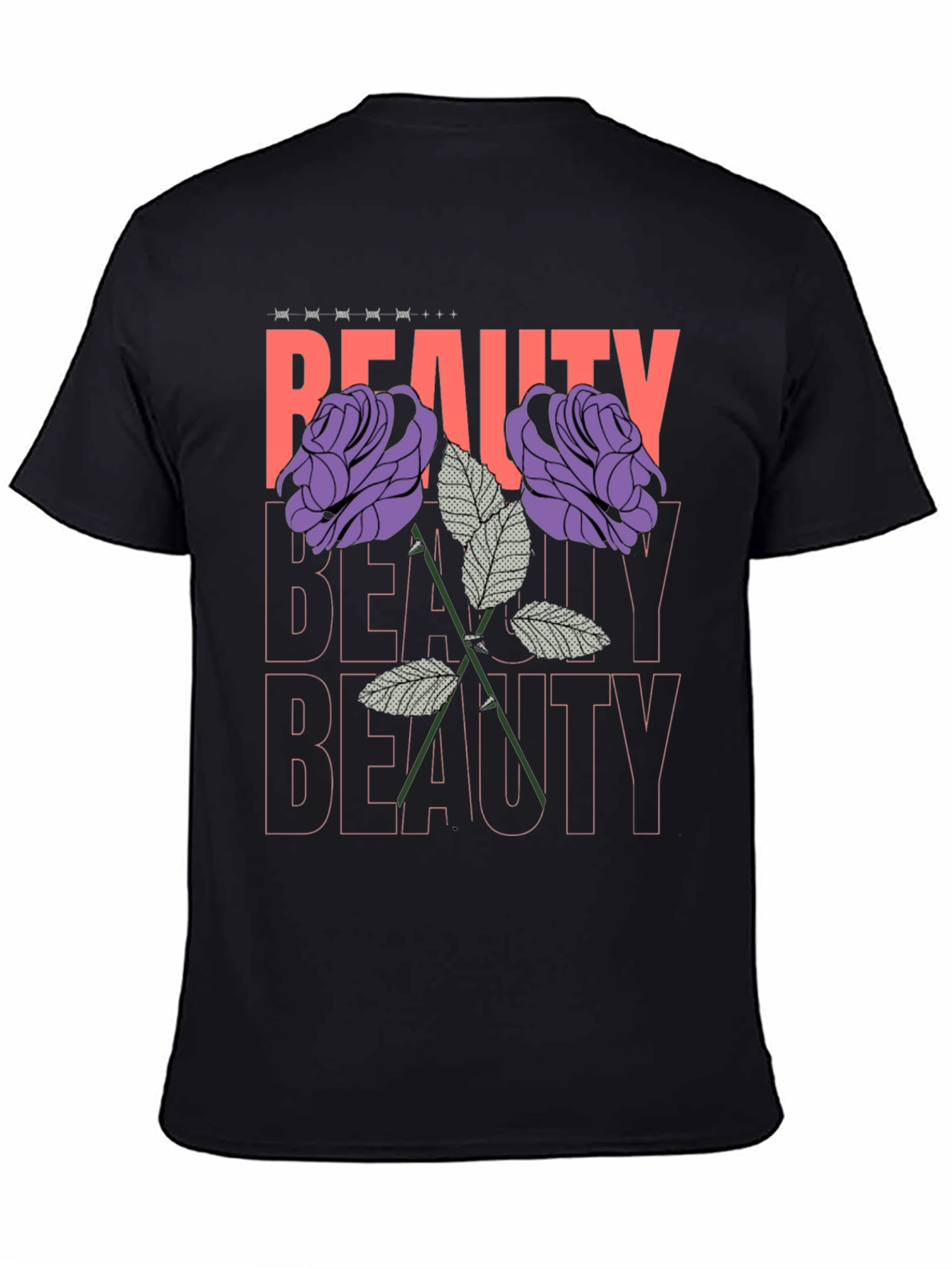 Beauty Roses Graphic T-Shirt - Stylish Floral Design