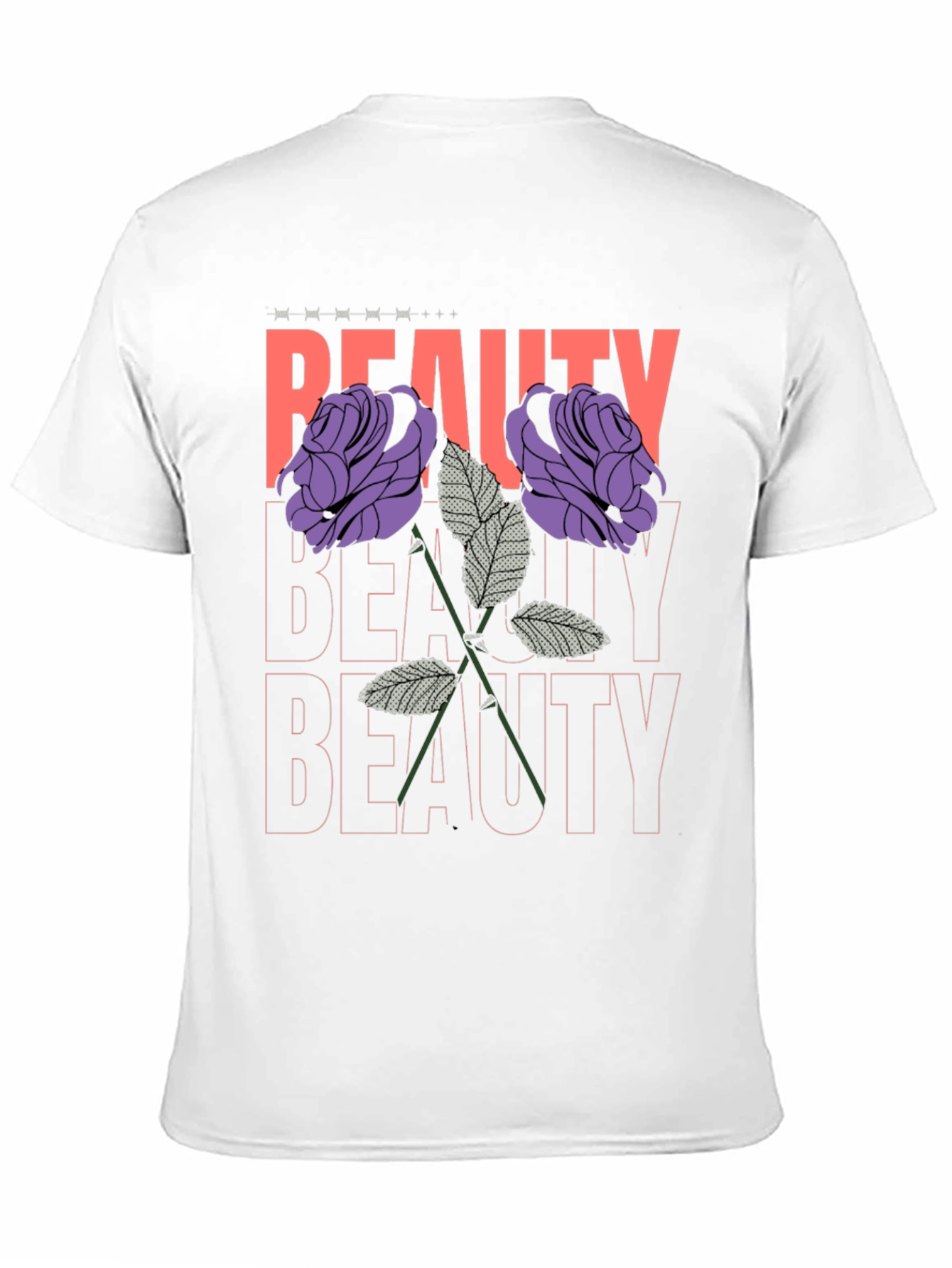 Beauty Roses Graphic T-Shirt - Stylish Floral Design