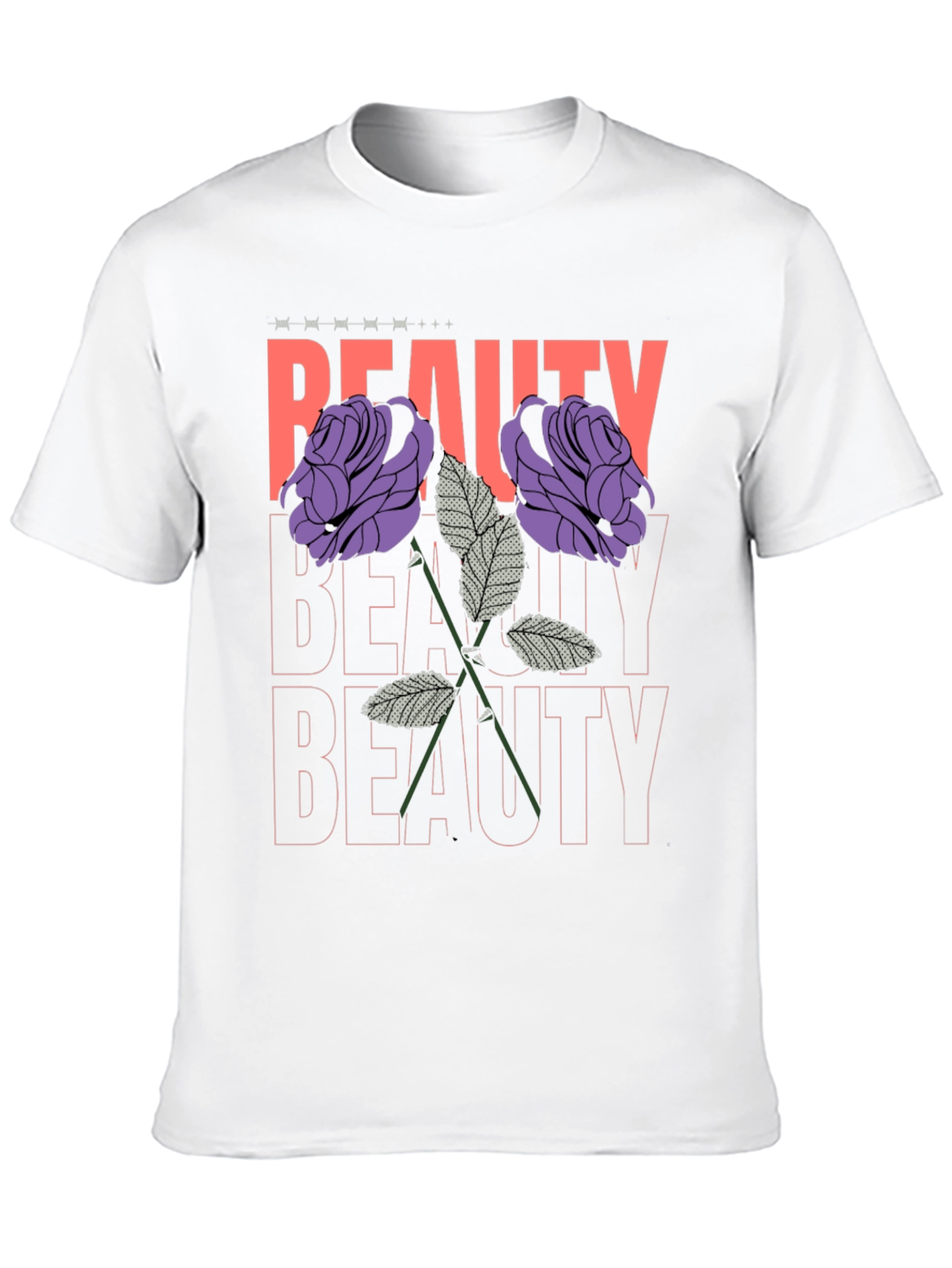 Beauty Roses Graphic T-Shirt - Stylish Floral Design
