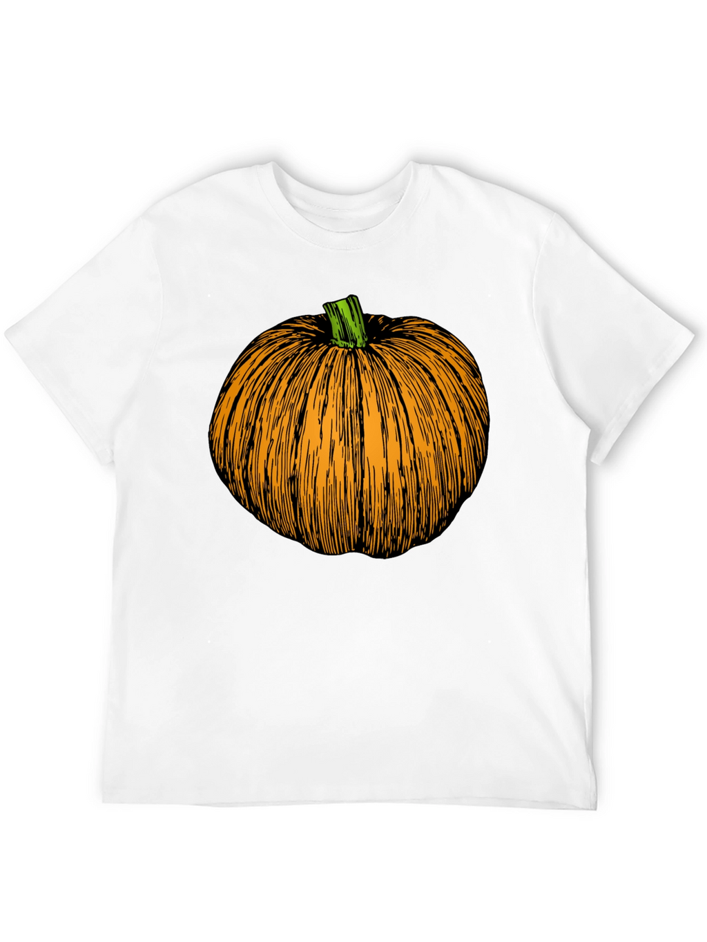 Pumpkin Graphic Black T-Shirt