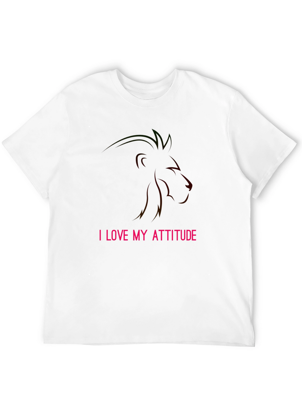 I Love My Attitude Lion Tee