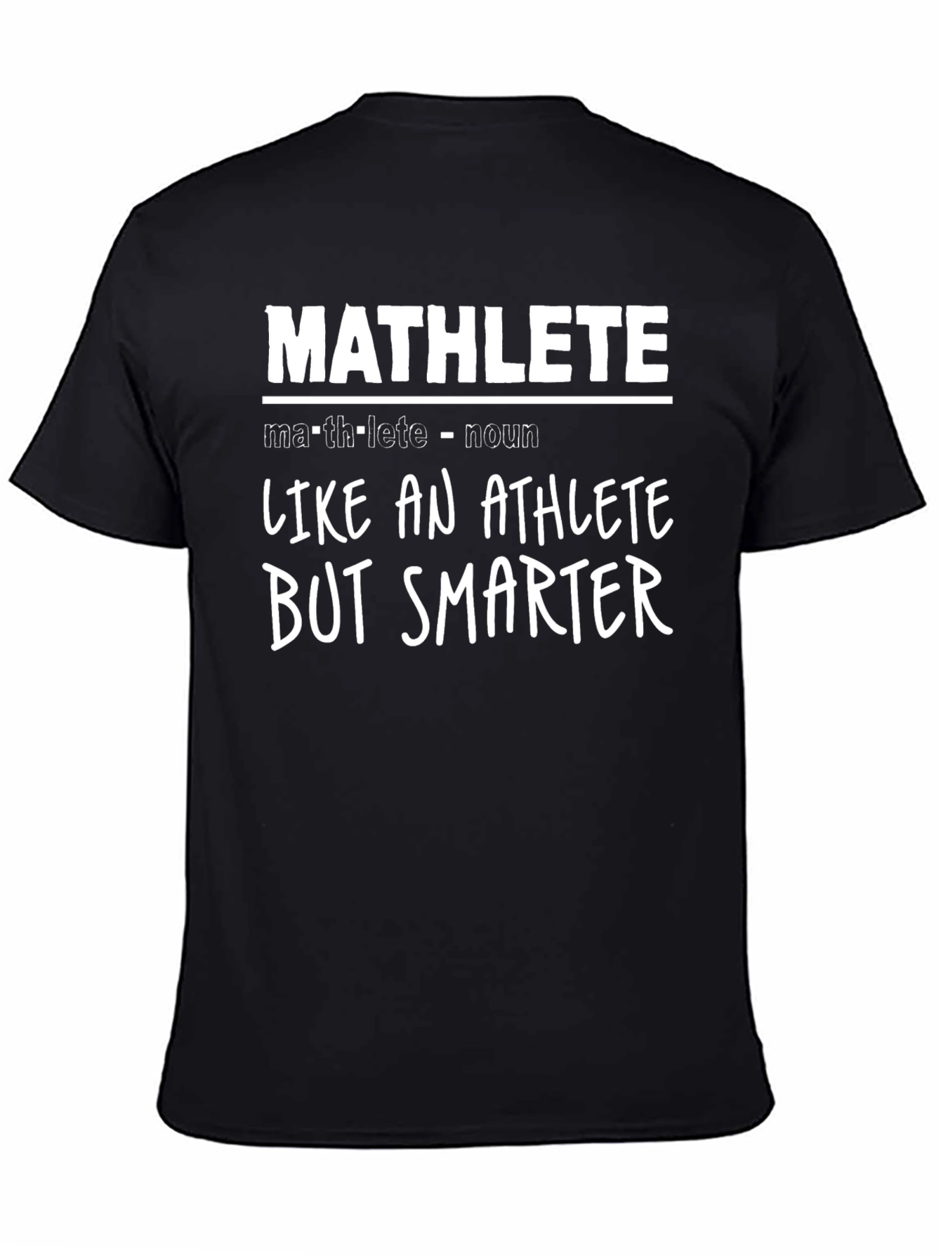 Mathlete T-Shirt - Smart Athlete Funny Tee