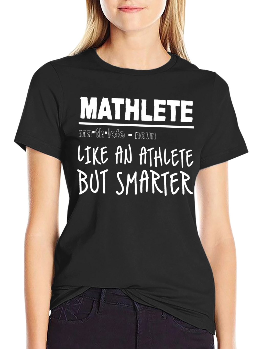 Mathlete T-Shirt - Smart Athlete Funny Tee