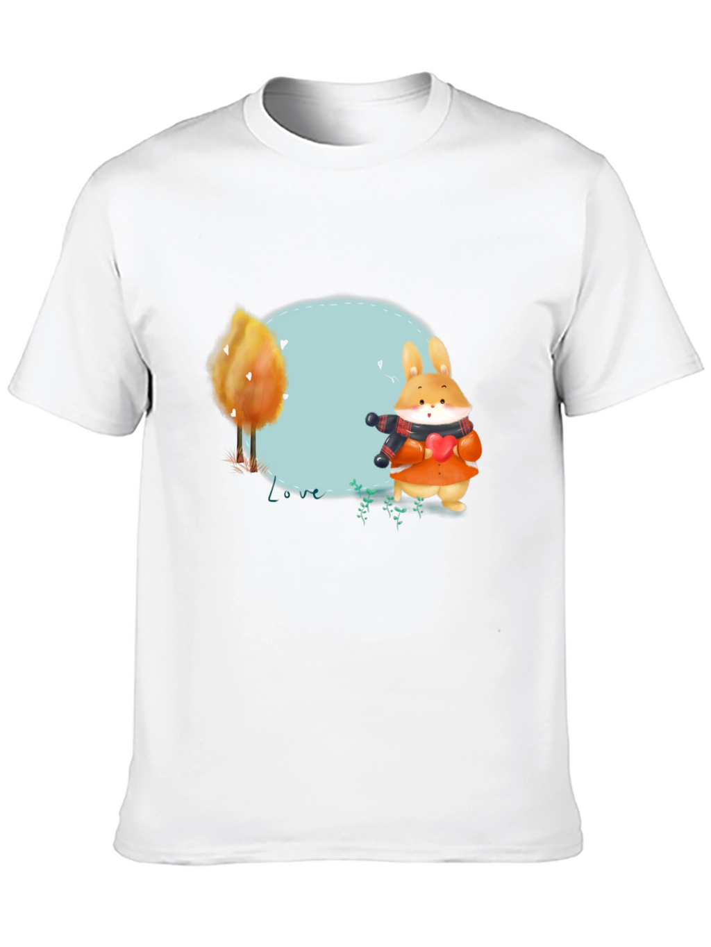 Cute Rabbit Graphic T-Shirt