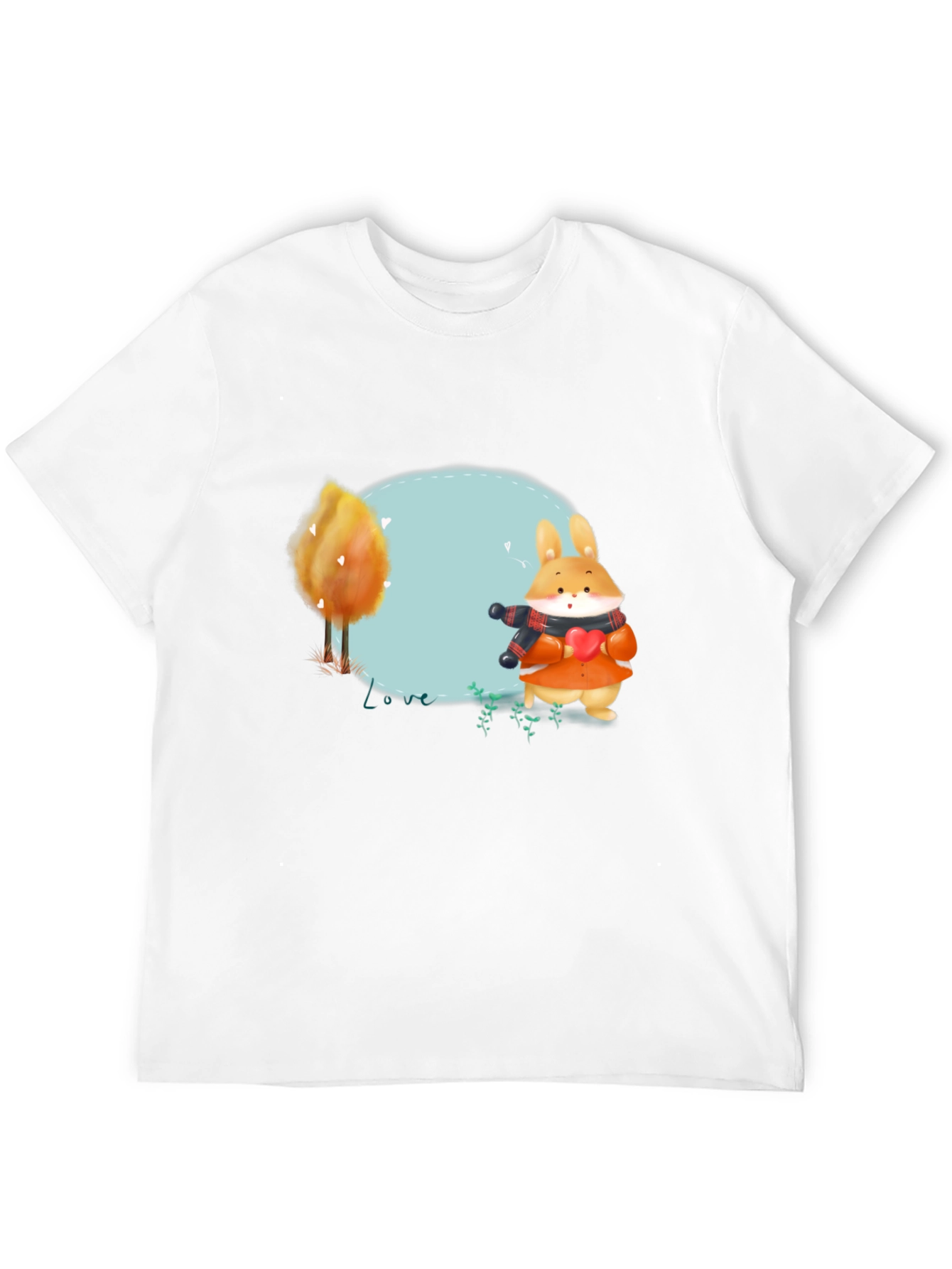 Cute Rabbit Graphic T-Shirt